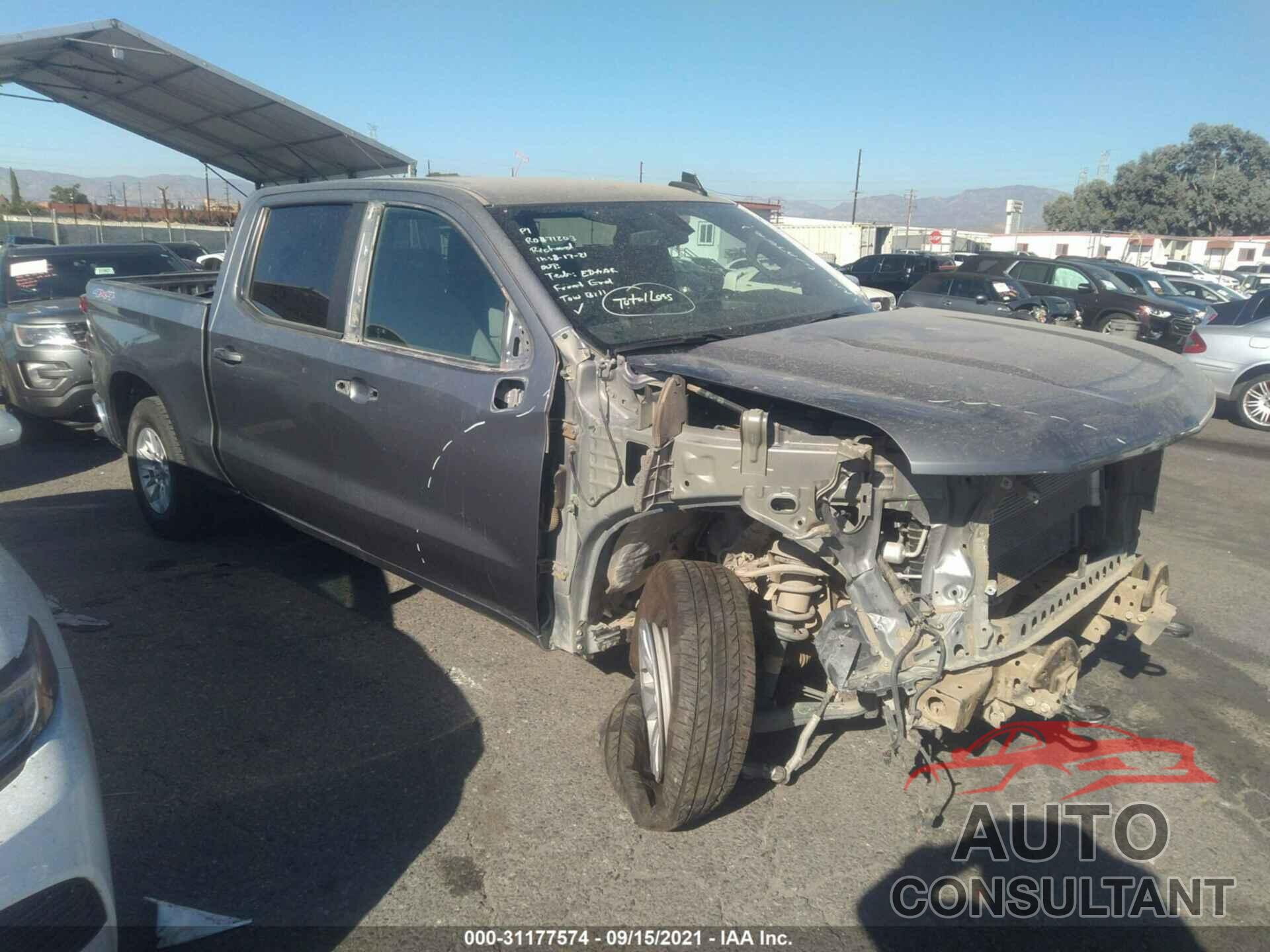 CHEVROLET SILVERADO 1500 2020 - 3GCUYDEDXLG208481
