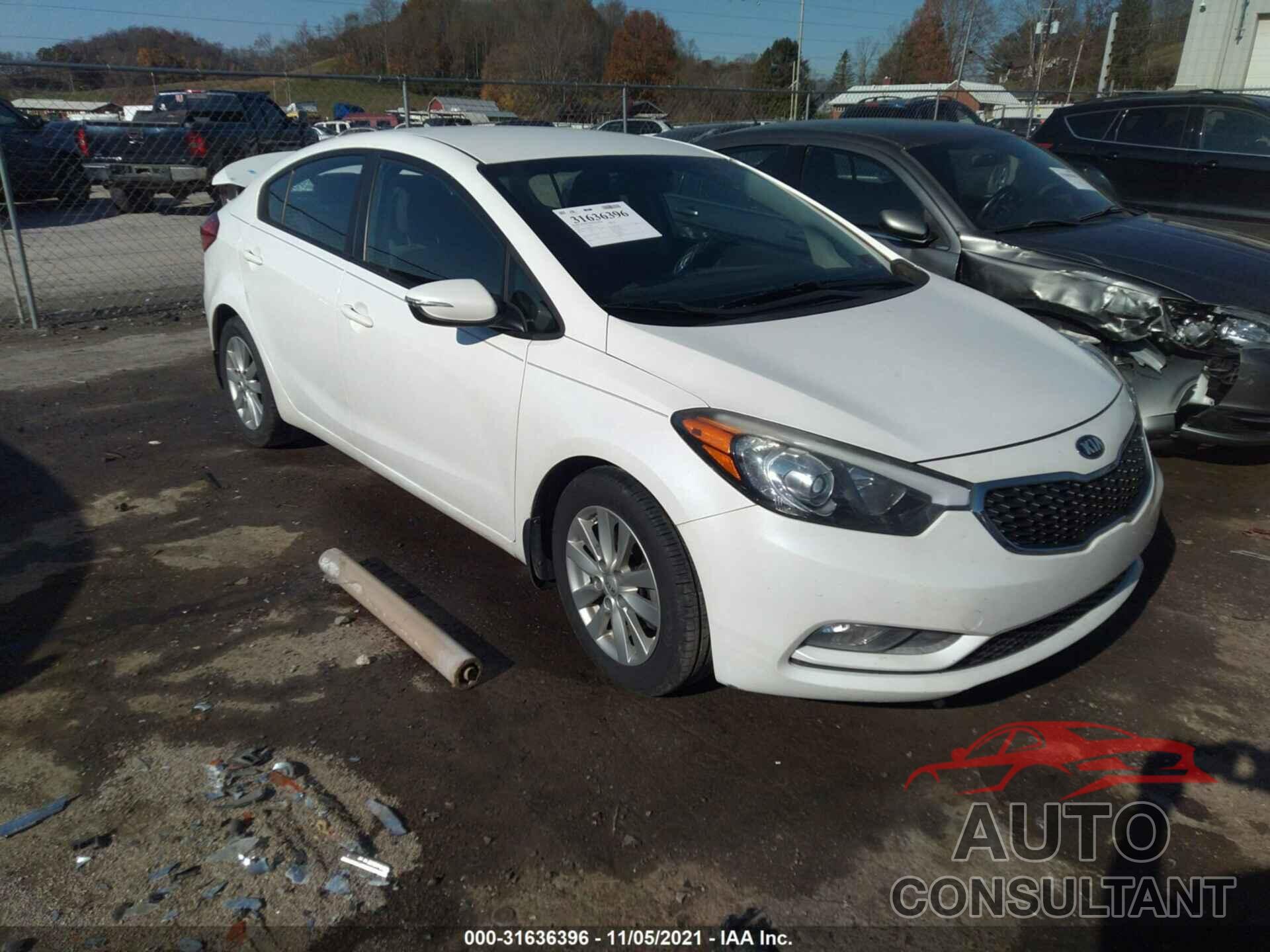 KIA FORTE 2016 - KNAFX4A65G5445408