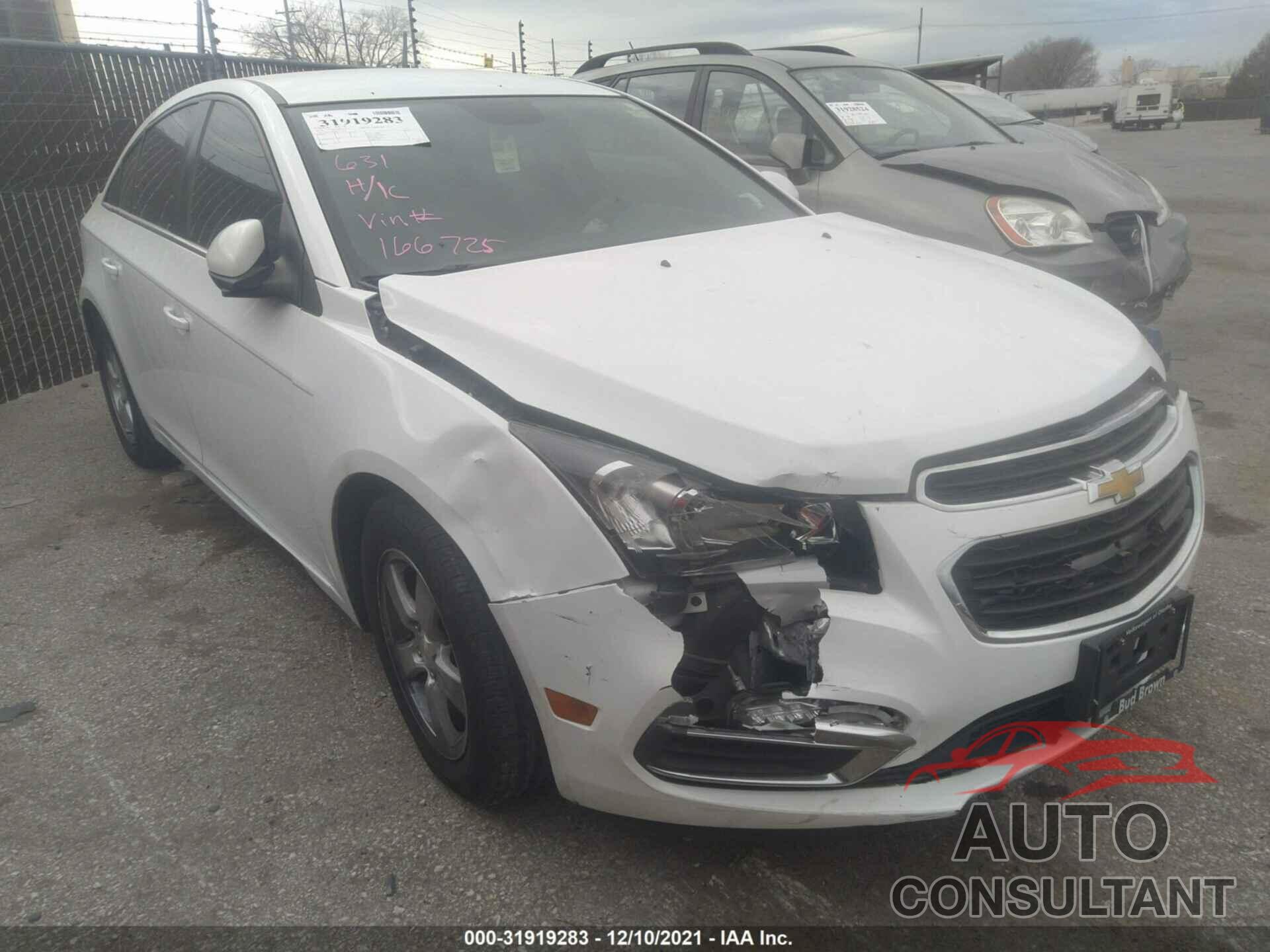 CHEVROLET CRUZE LIMITED 2016 - 1G1PE5SB8G7166725