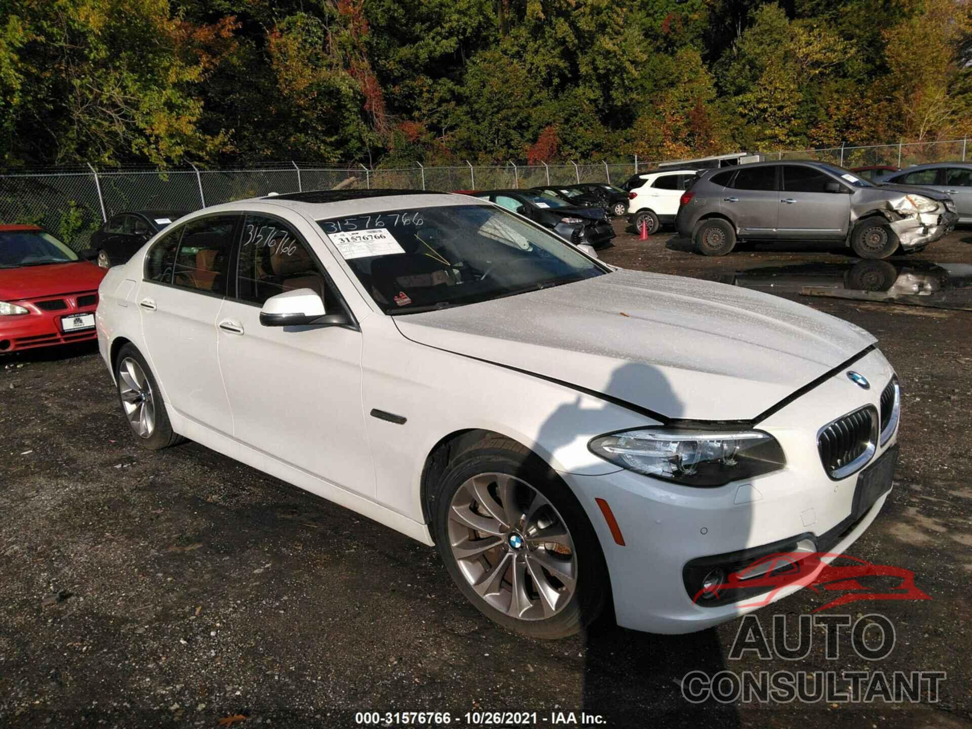 BMW 5 SERIES 2016 - WBA5A7C58GG148169