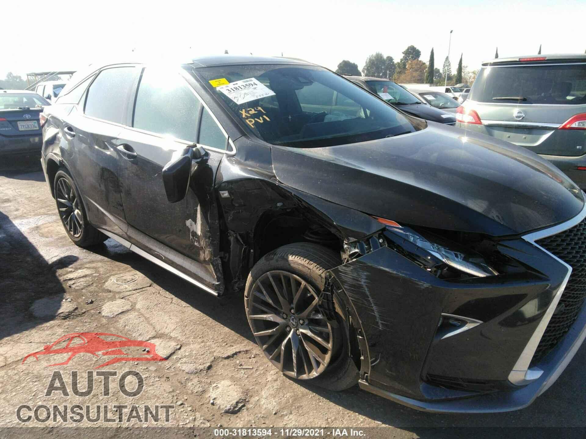 LEXUS RX 2017 - 2T2ZZMCA8HC054488