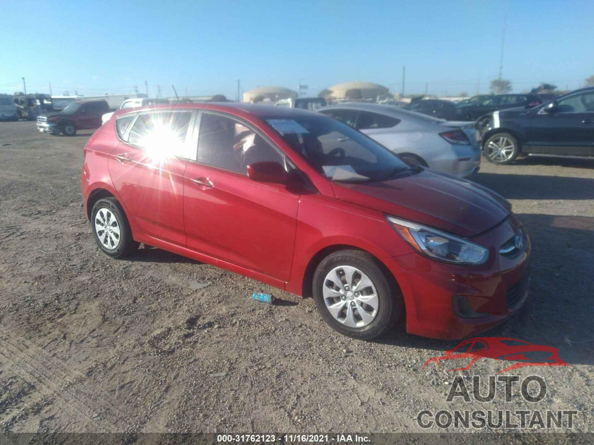 HYUNDAI ACCENT 2016 - KMHCT5AE9GU246331
