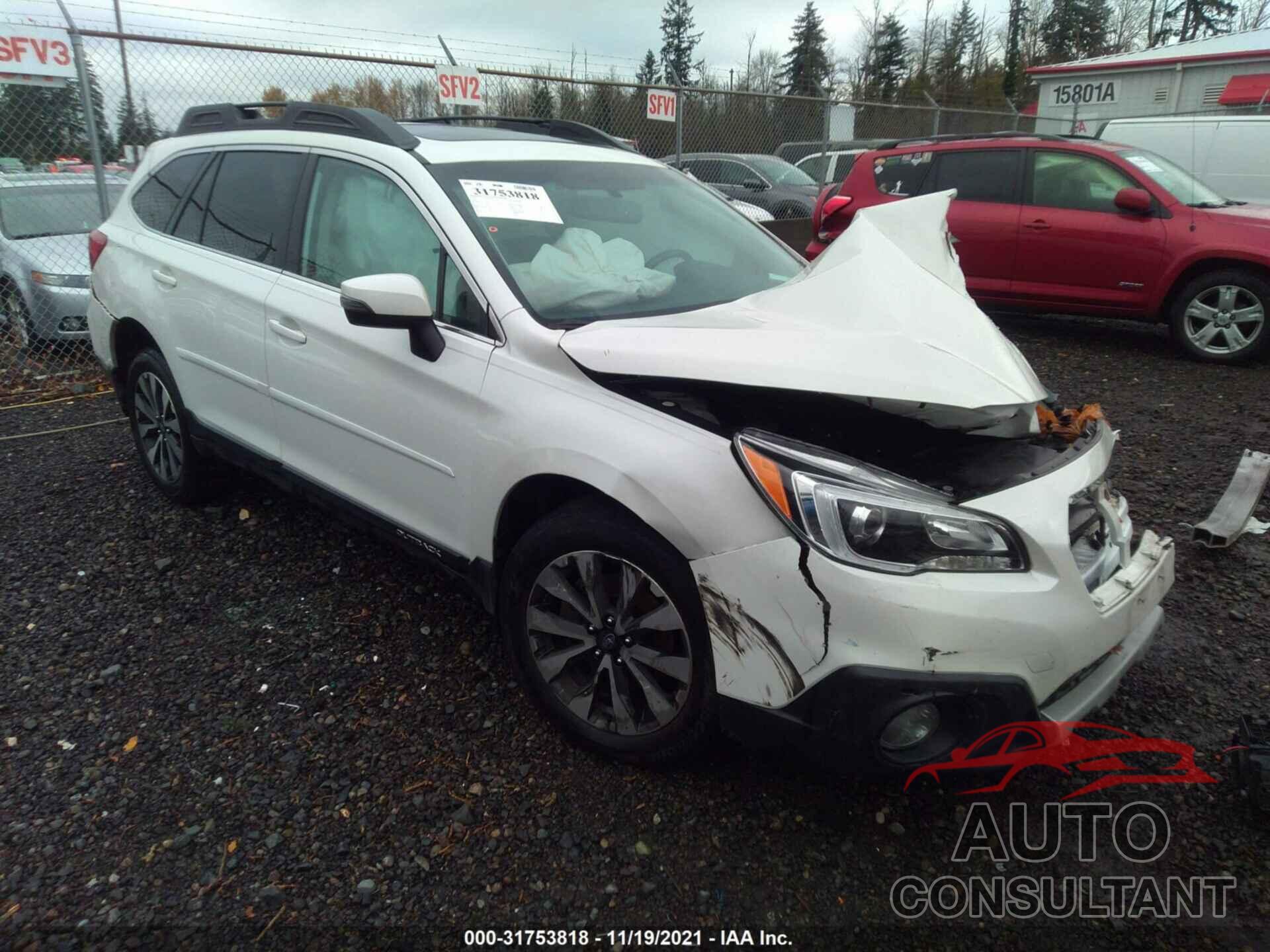 SUBARU OUTBACK 2016 - 4S4BSENCXG3292702
