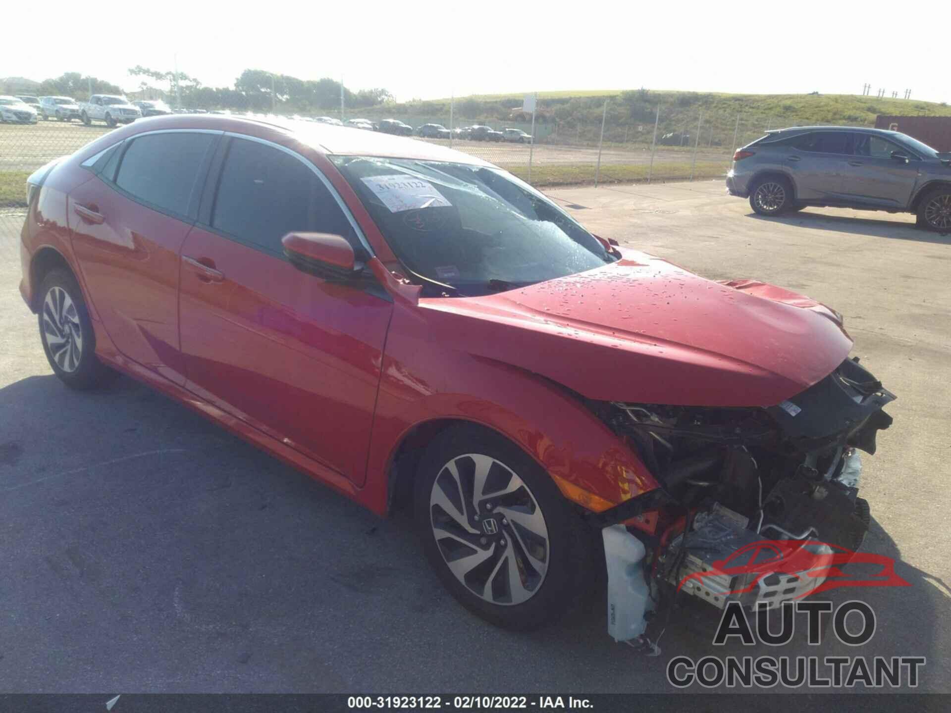 HONDA CIVIC HATCHBACK 2017 - SHHFK7H24HU217579