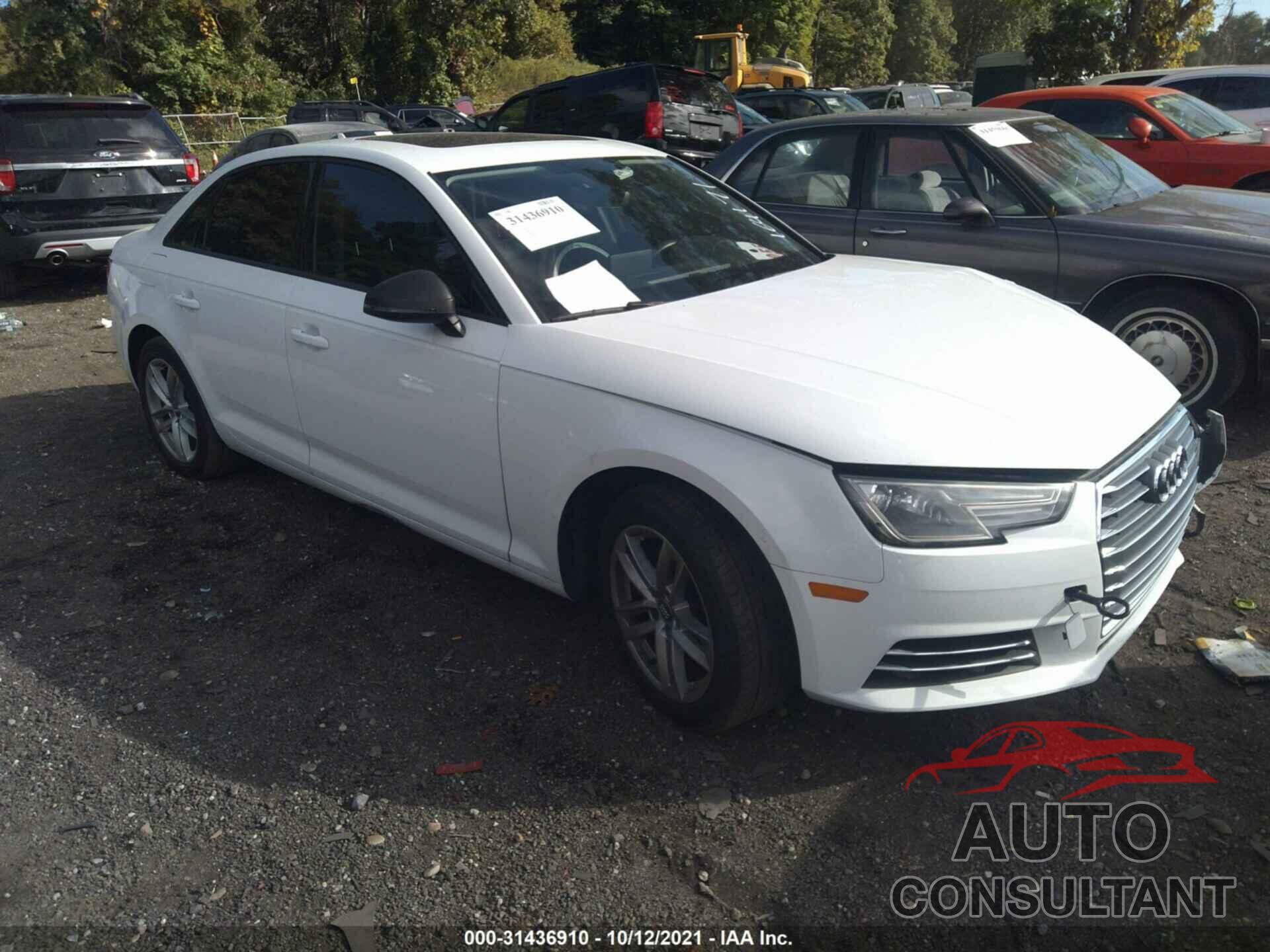 AUDI A4 2017 - WAUGMAF43HA164171