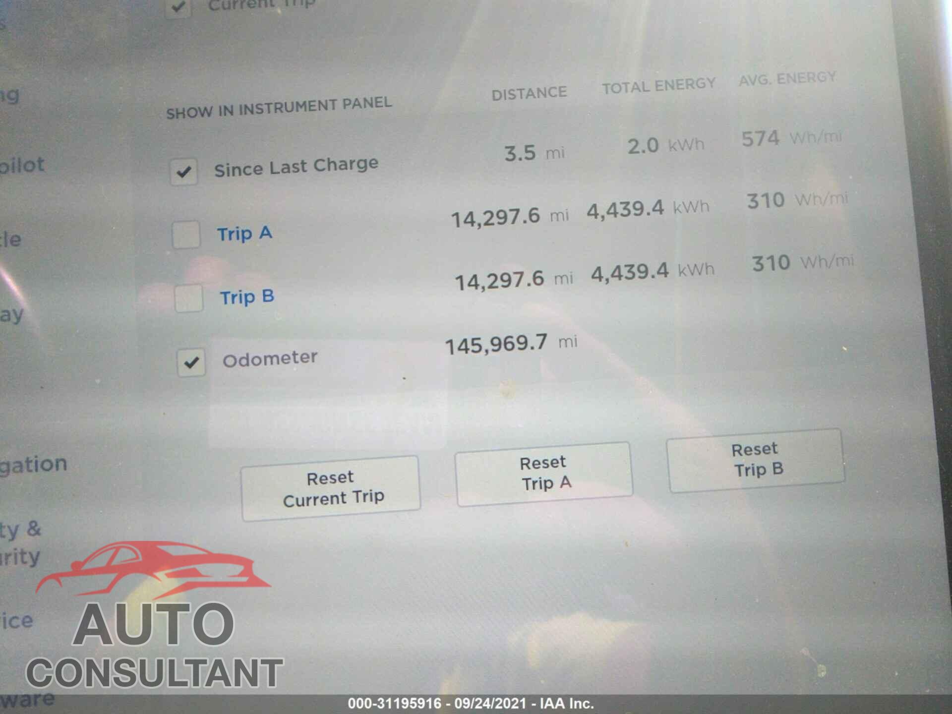 TESLA MODEL S 2016 - 5YJSA1E22GF129021