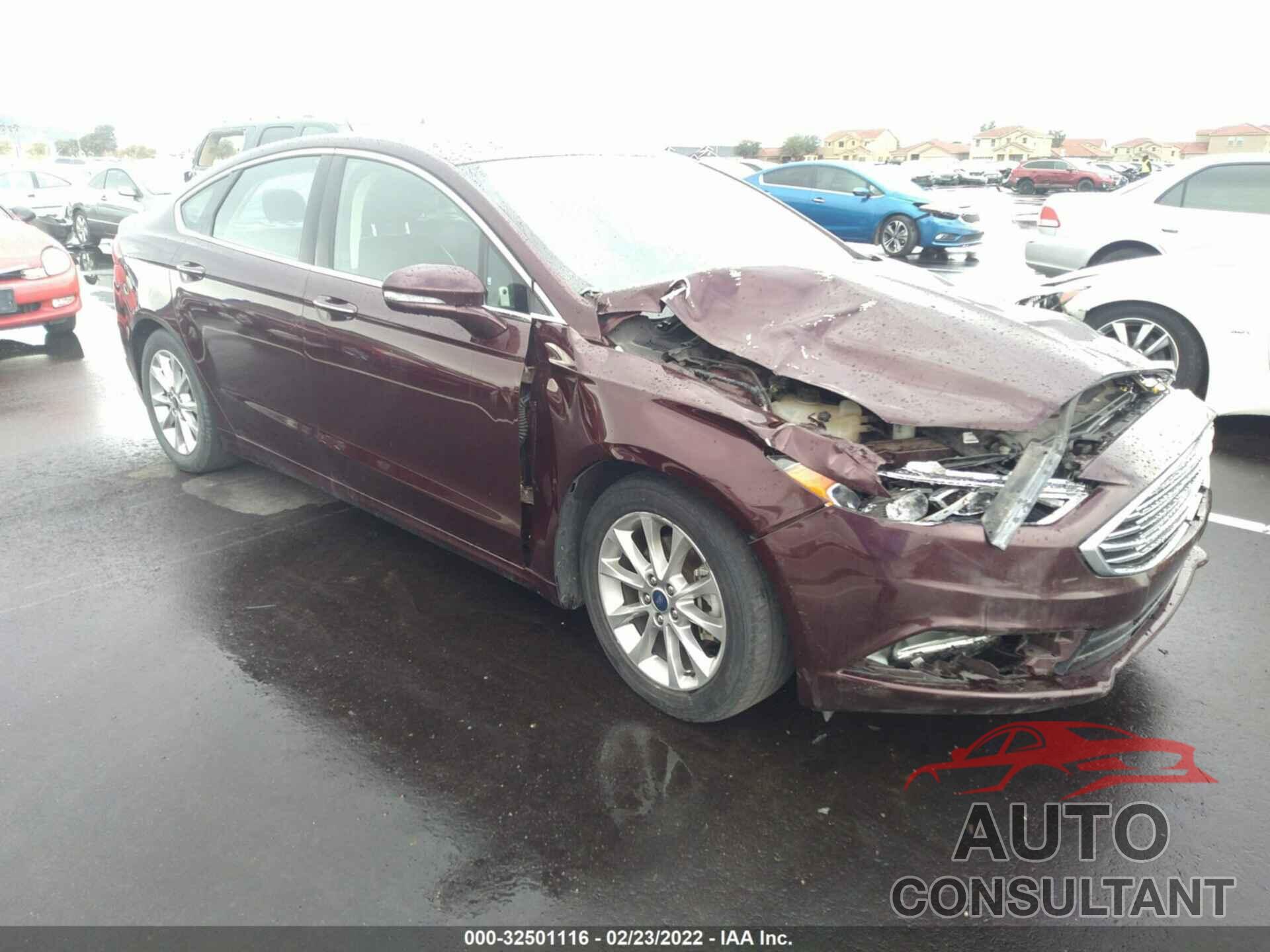 FORD FUSION 2017 - 3FA6P0HDXHR177878