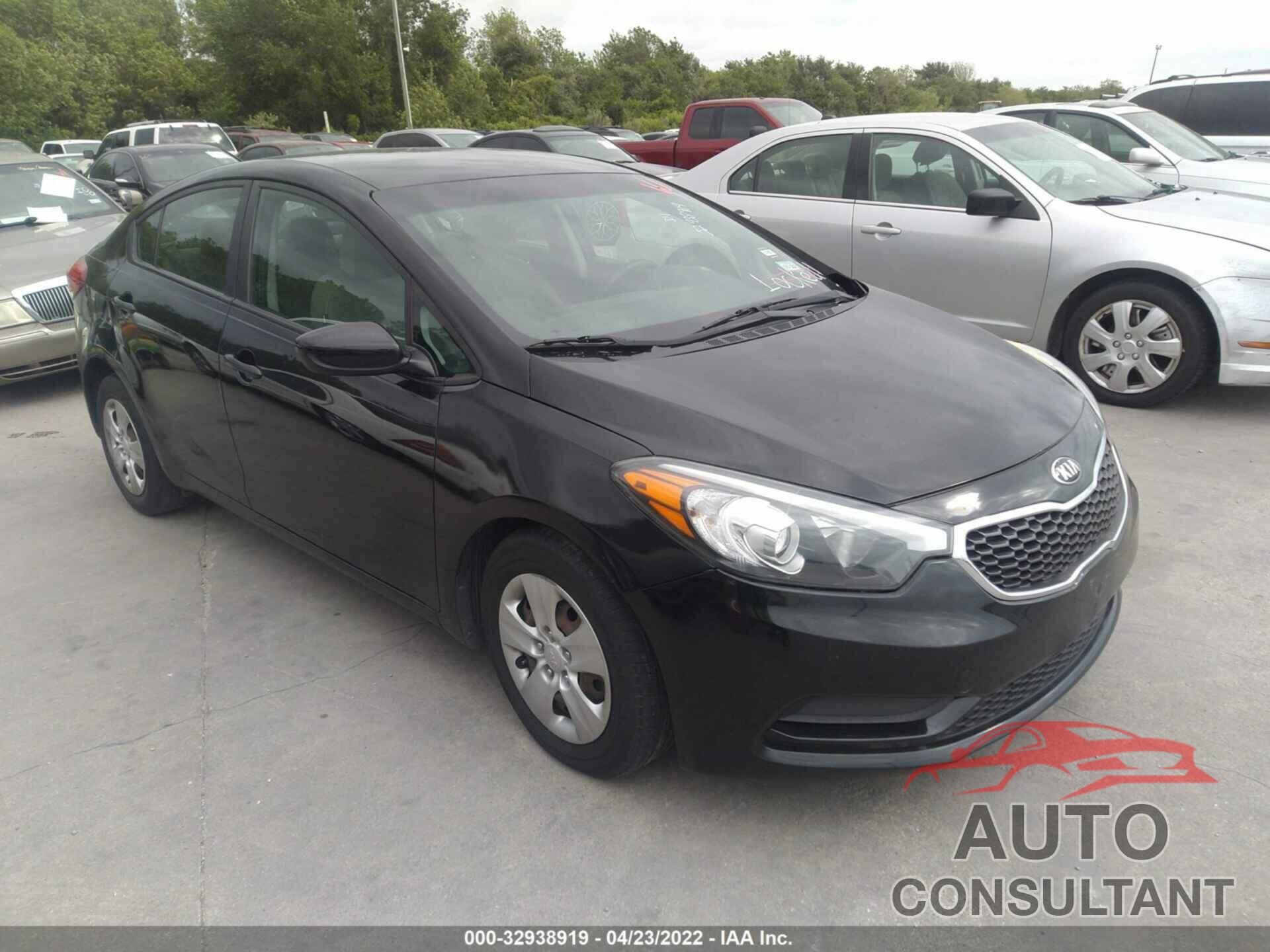 KIA FORTE 2016 - KNAFK4A6XG5539556