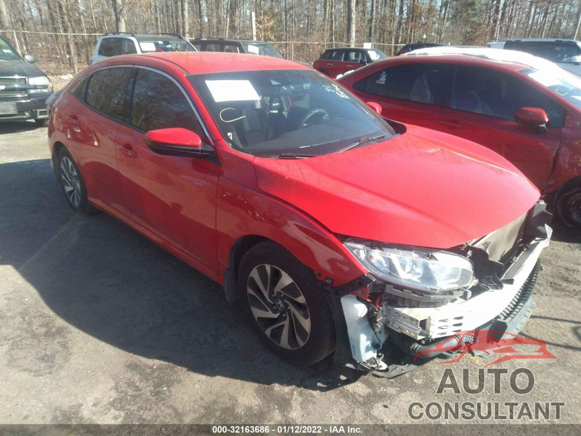 HONDA CIVIC HATCHBACK 2017 - SHHFK7H31HU214809