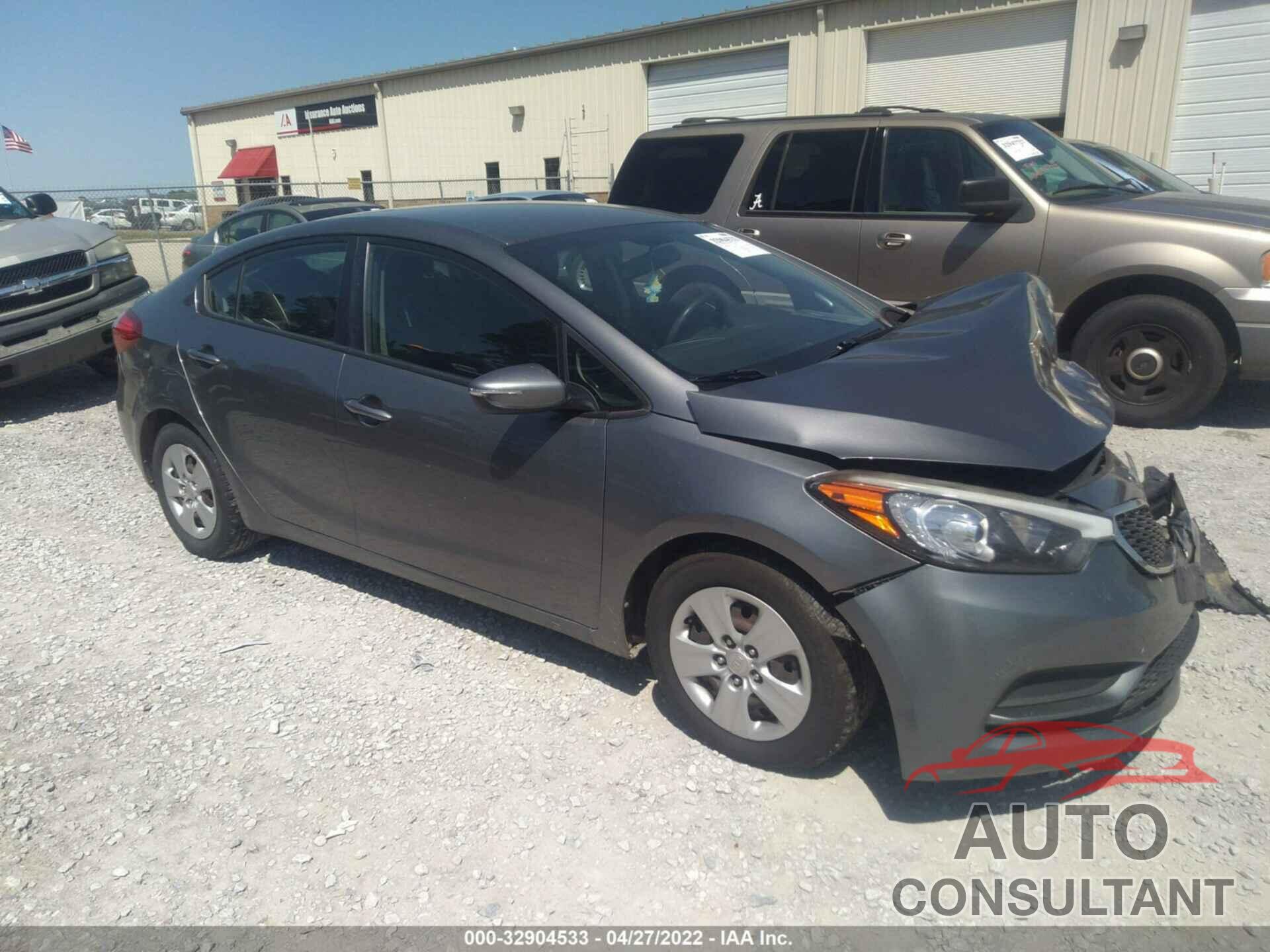 KIA FORTE 2016 - KNAFX4A63G5542333