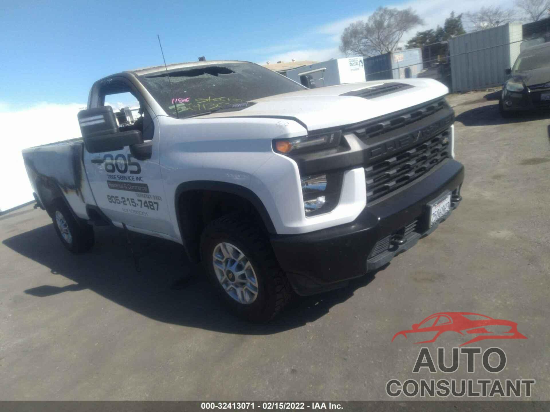 CHEVROLET SILVERADO 2500HD 2021 - 1GC3YLEY7MF239327