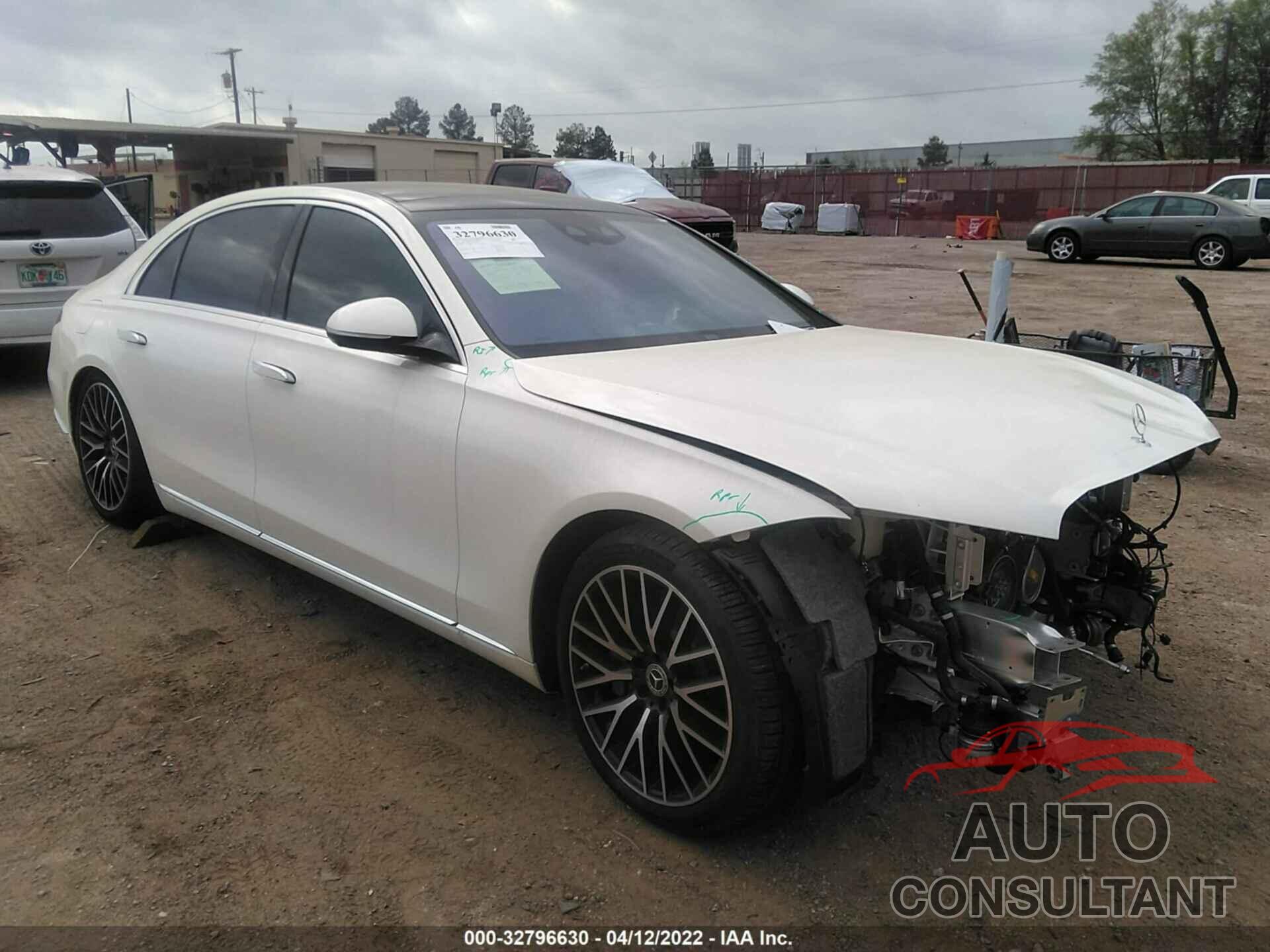 MERCEDES-BENZ S-CLASS 2022 - W1K6G6DB2NA070787