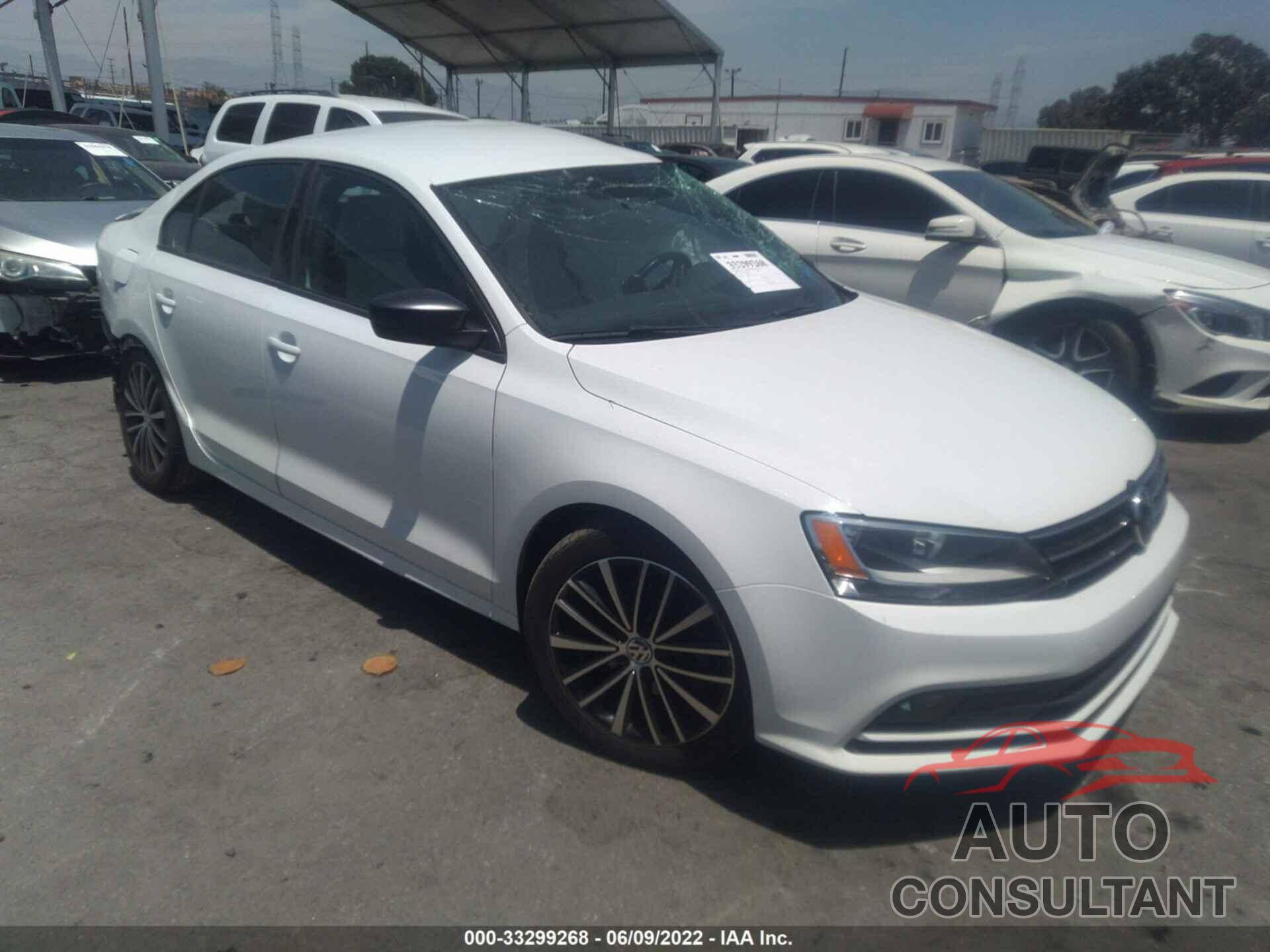 VOLKSWAGEN JETTA SEDAN 2016 - 3VWD17AJ7GM341852