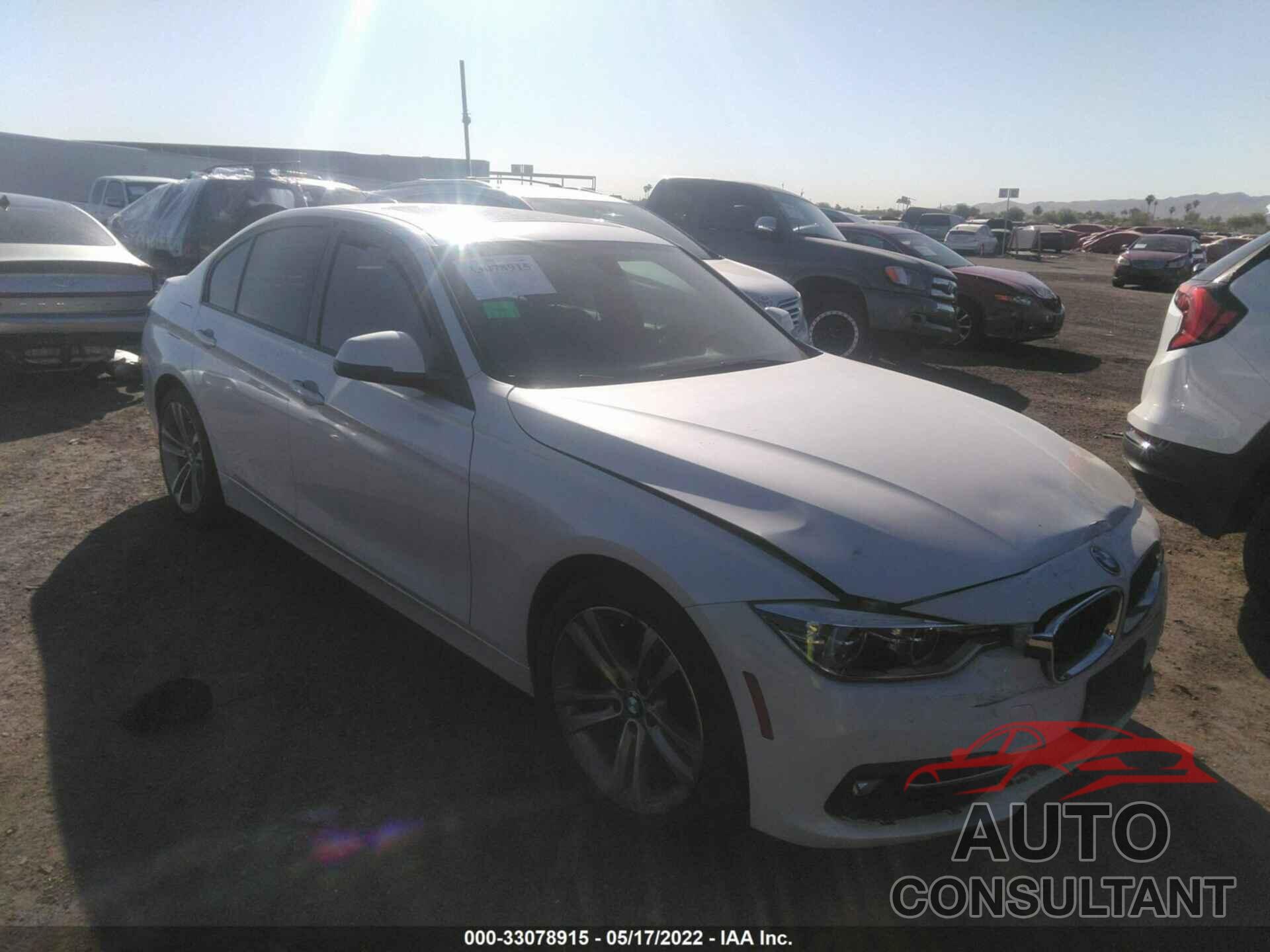 BMW 3 SERIES 2016 - WBA8E9G53GNT42479