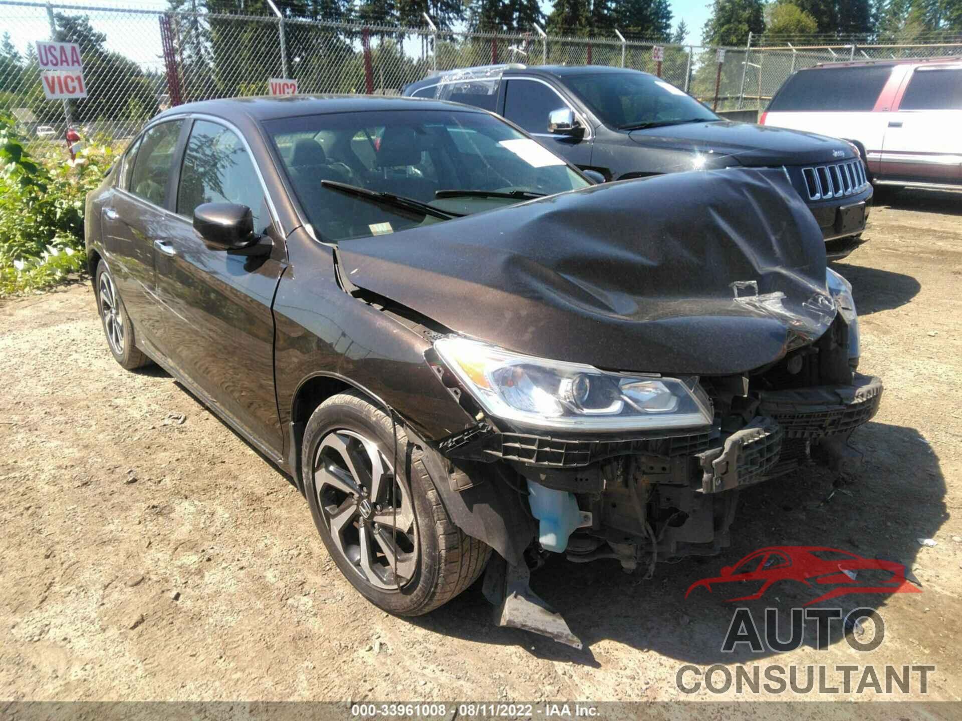 HONDA ACCORD SEDAN 2016 - 1HGCR2F86GA224102