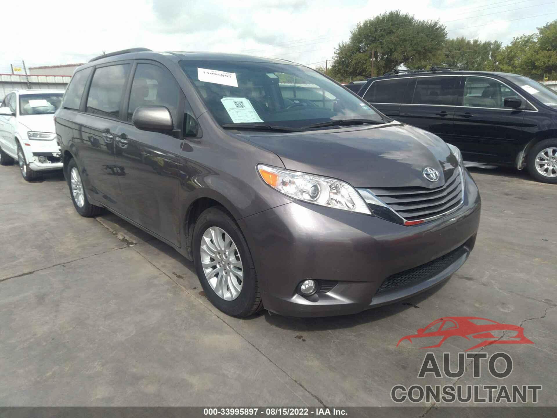 TOYOTA SIENNA 2016 - 5TDYK3DC5GS719416