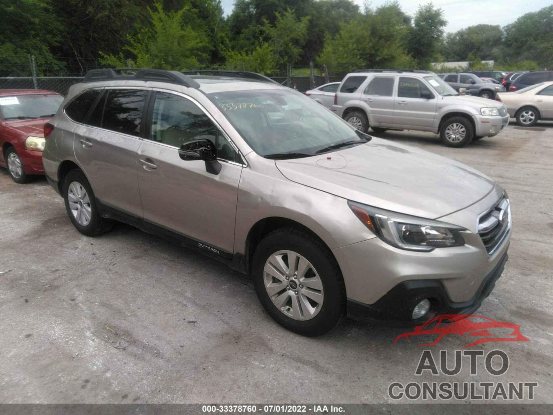 SUBARU OUTBACK 2019 - 4S4BSAHC0K3299347