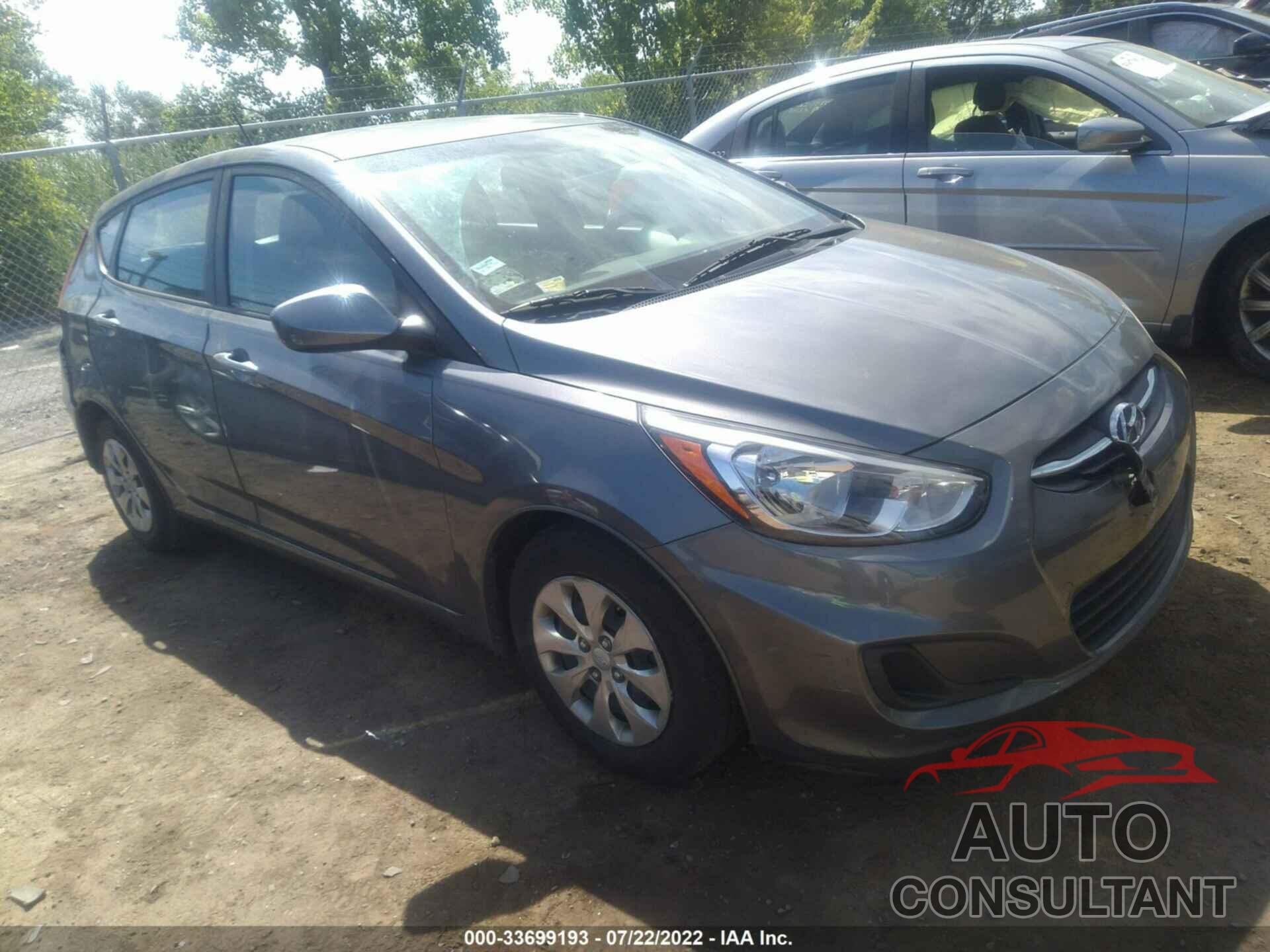 HYUNDAI ACCENT 2017 - KMHCT5AE4HU322264