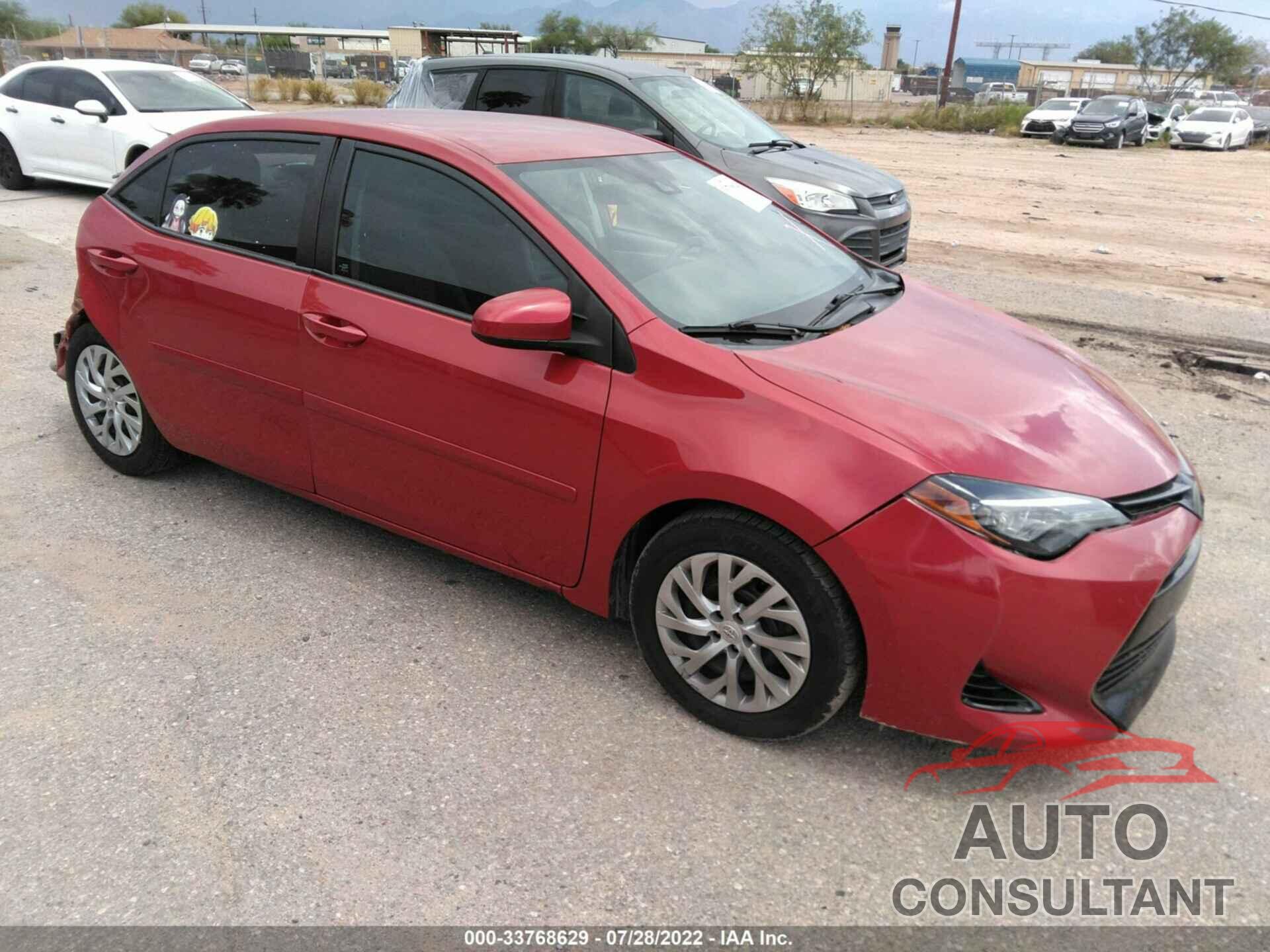 TOYOTA COROLLA 2018 - 2T1BURHE9JC994107