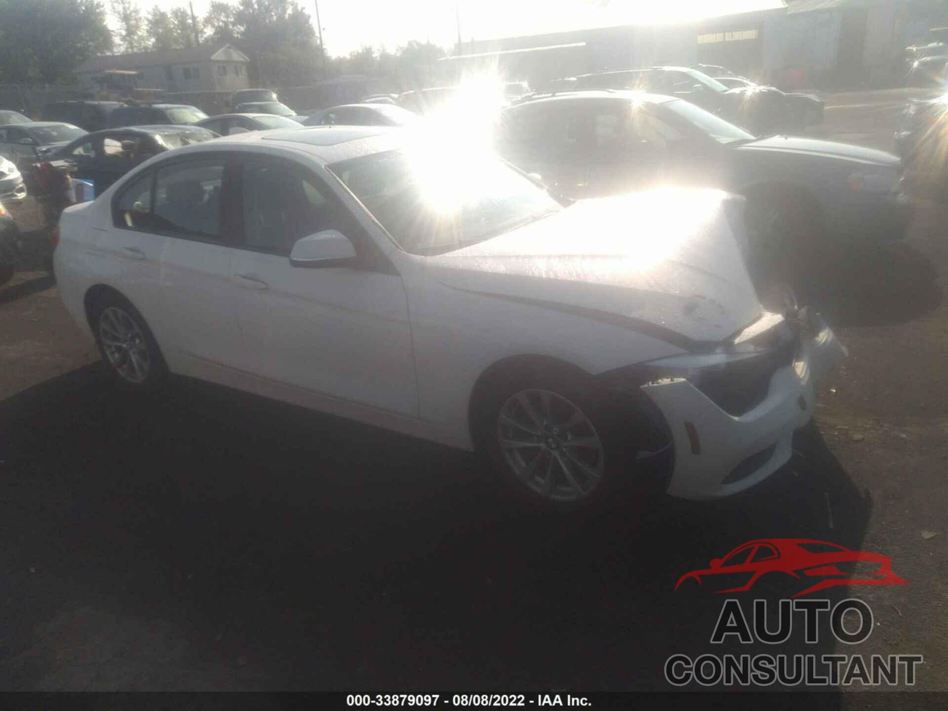 BMW 3 SERIES 2017 - WBA8E5G33HNU45247