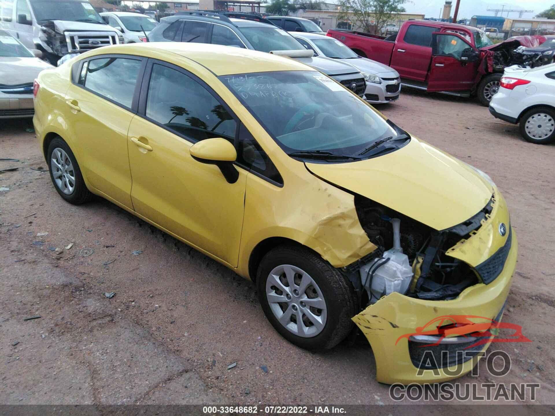 KIA RIO 2016 - KNADM4A36G6565167