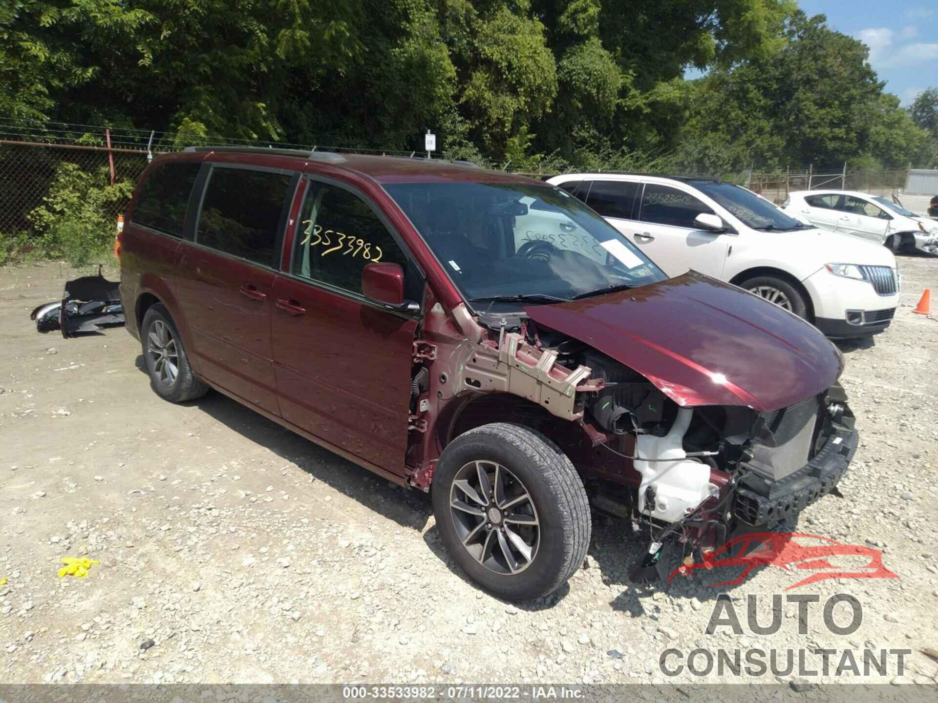 DODGE GRAND CARAVAN 2017 - 2C4RDGCG4HR825750