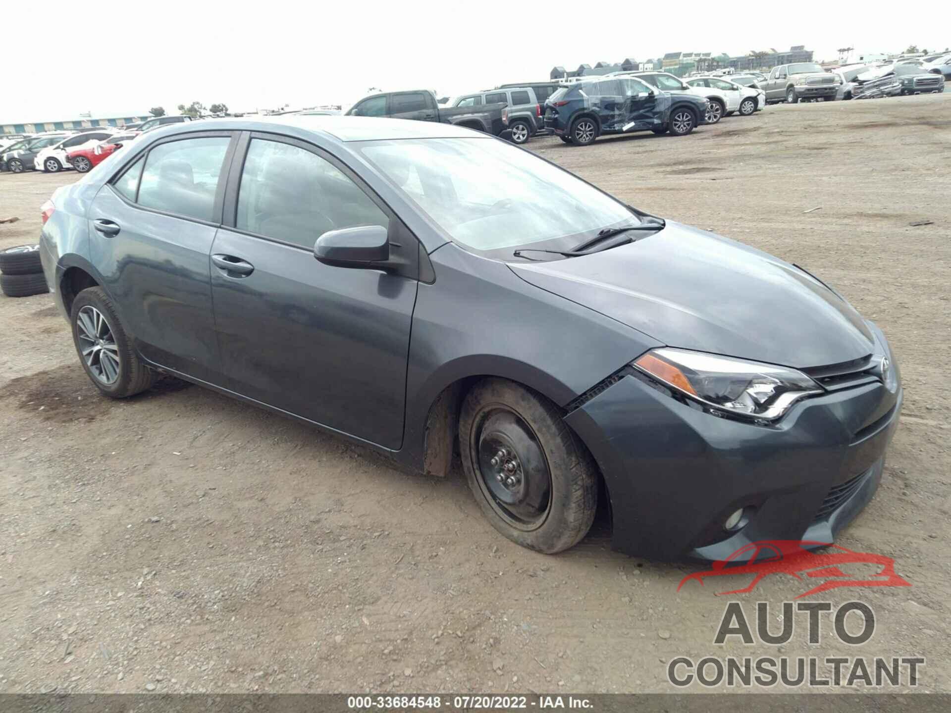 TOYOTA COROLLA 2016 - 5YFBURHE3GP398922