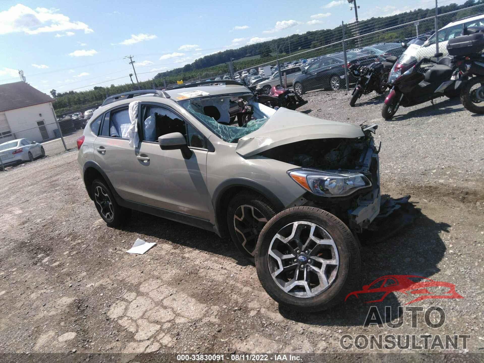 SUBARU CROSSTREK 2016 - JF2GPABC1G9271163