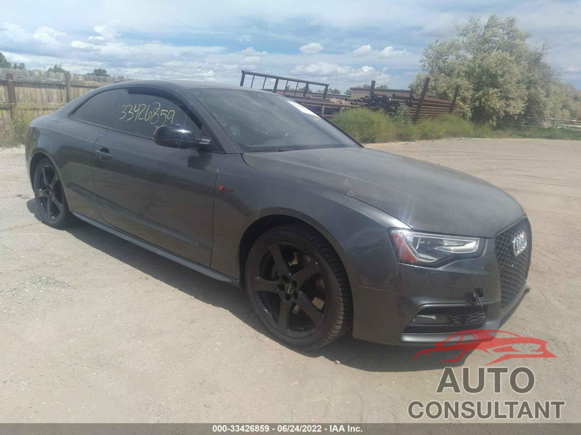 AUDI S5 COUPE 2017 - WAUC4AFR7HA000254