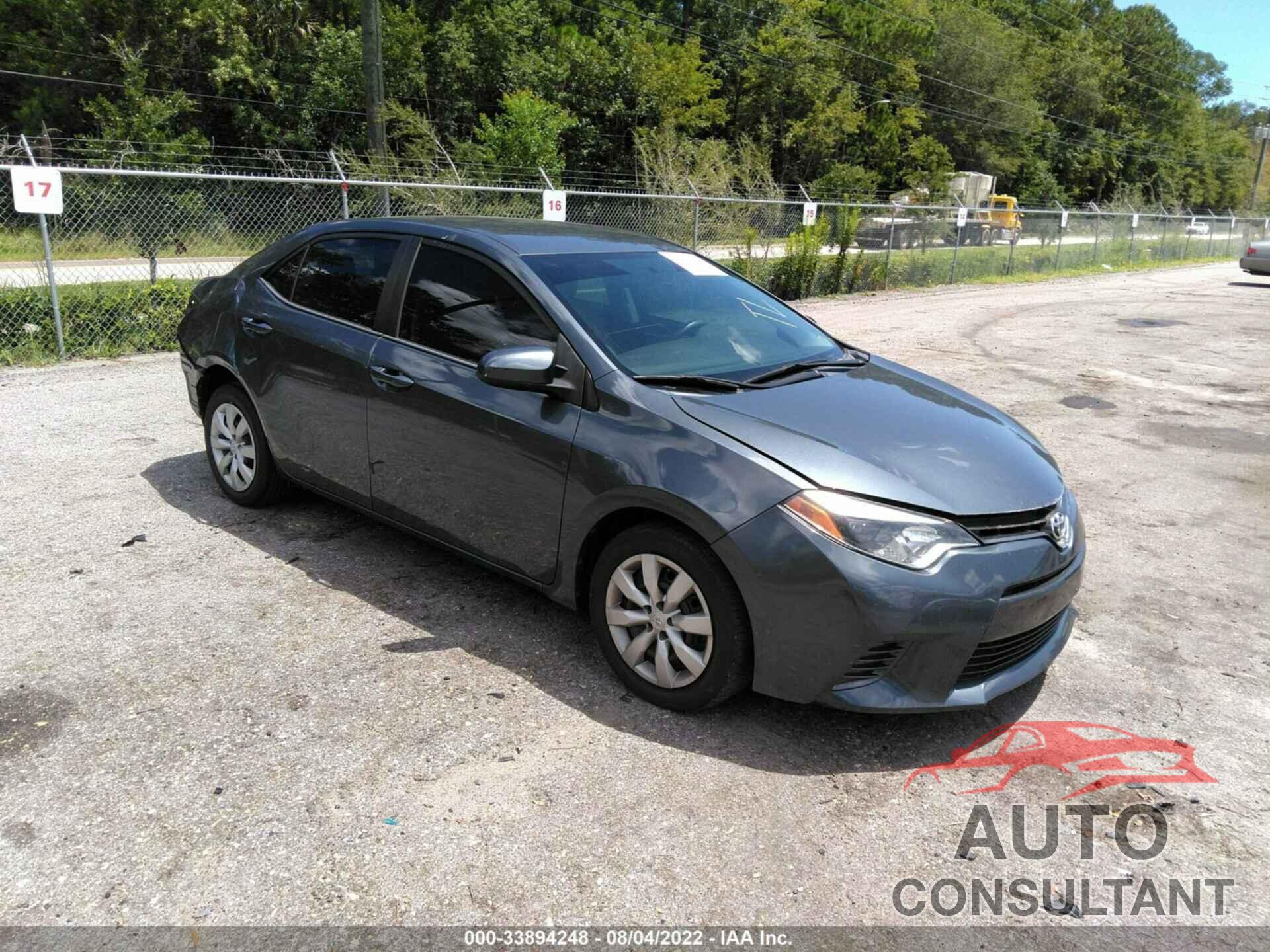 TOYOTA COROLLA 2016 - 2T1BURHE8GC530685