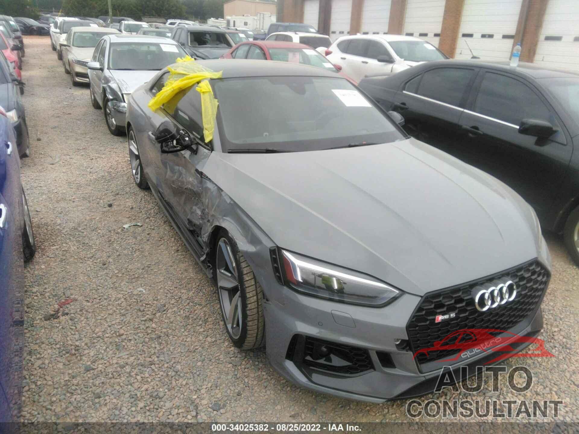 AUDI RS 5 COUPE 2019 - WUAPWAF50KA905621