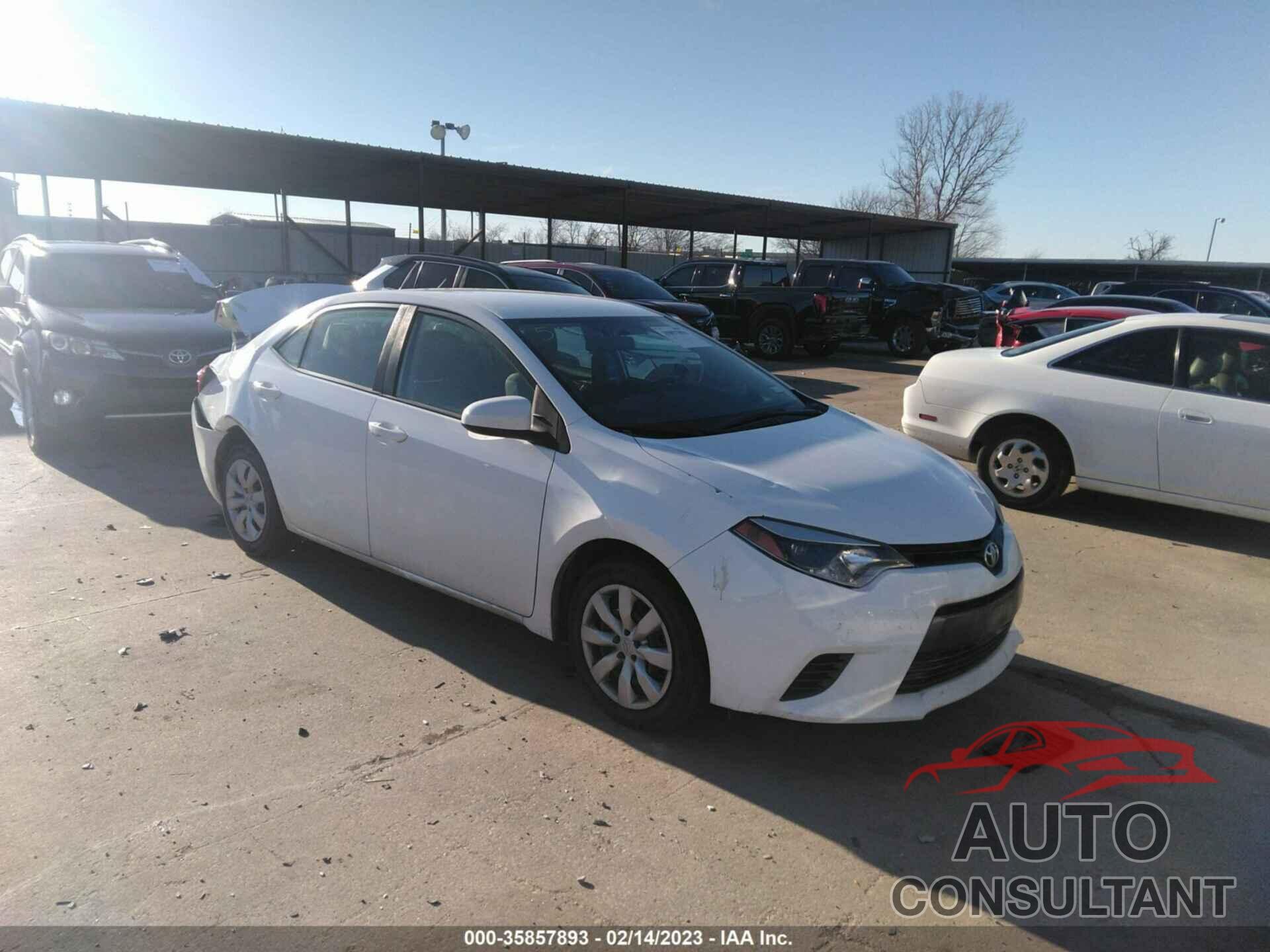 TOYOTA COROLLA 2016 - 5YFBURHE9GP514950