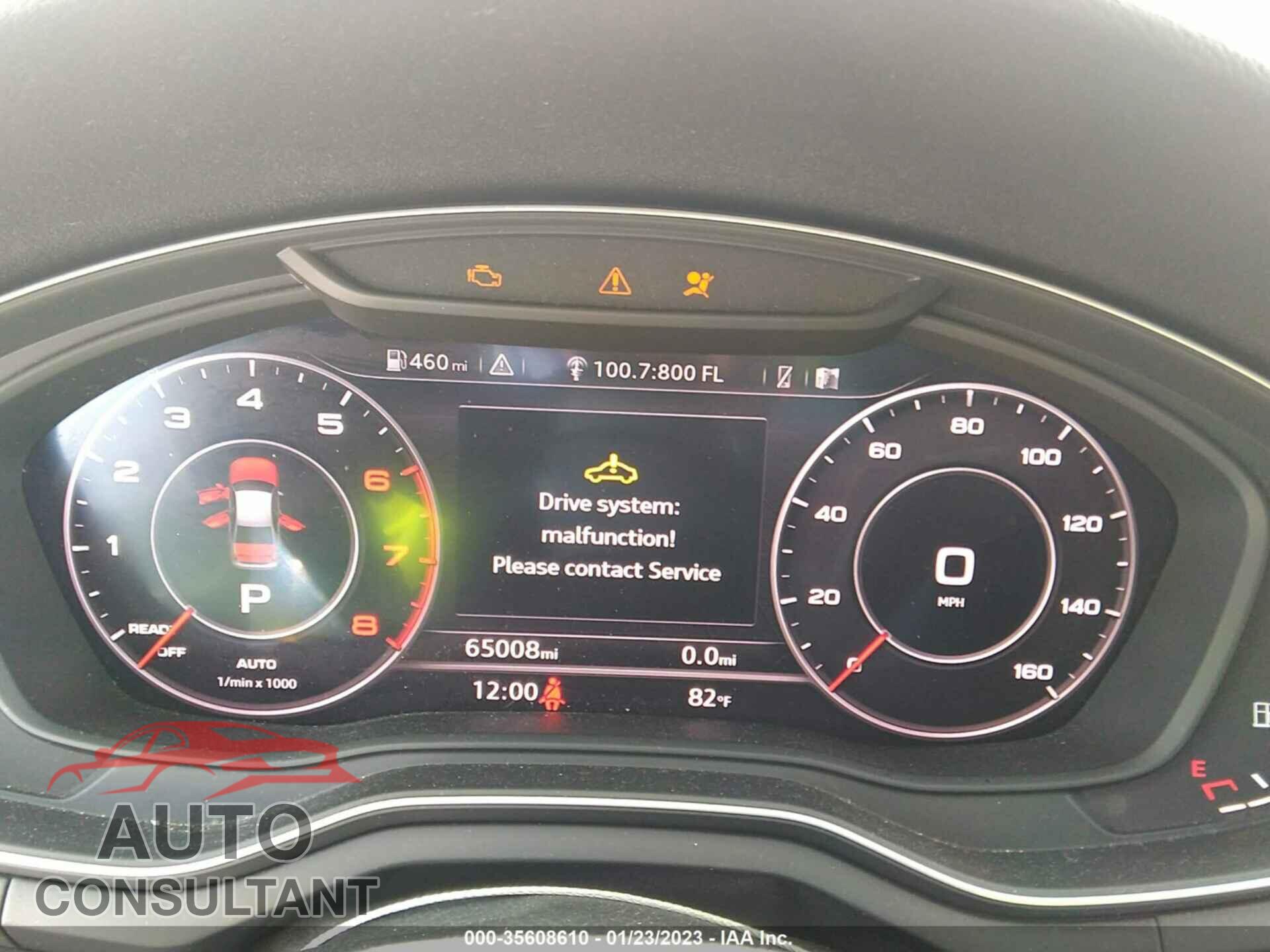 AUDI A4 2017 - WAUKMAF44HN056452