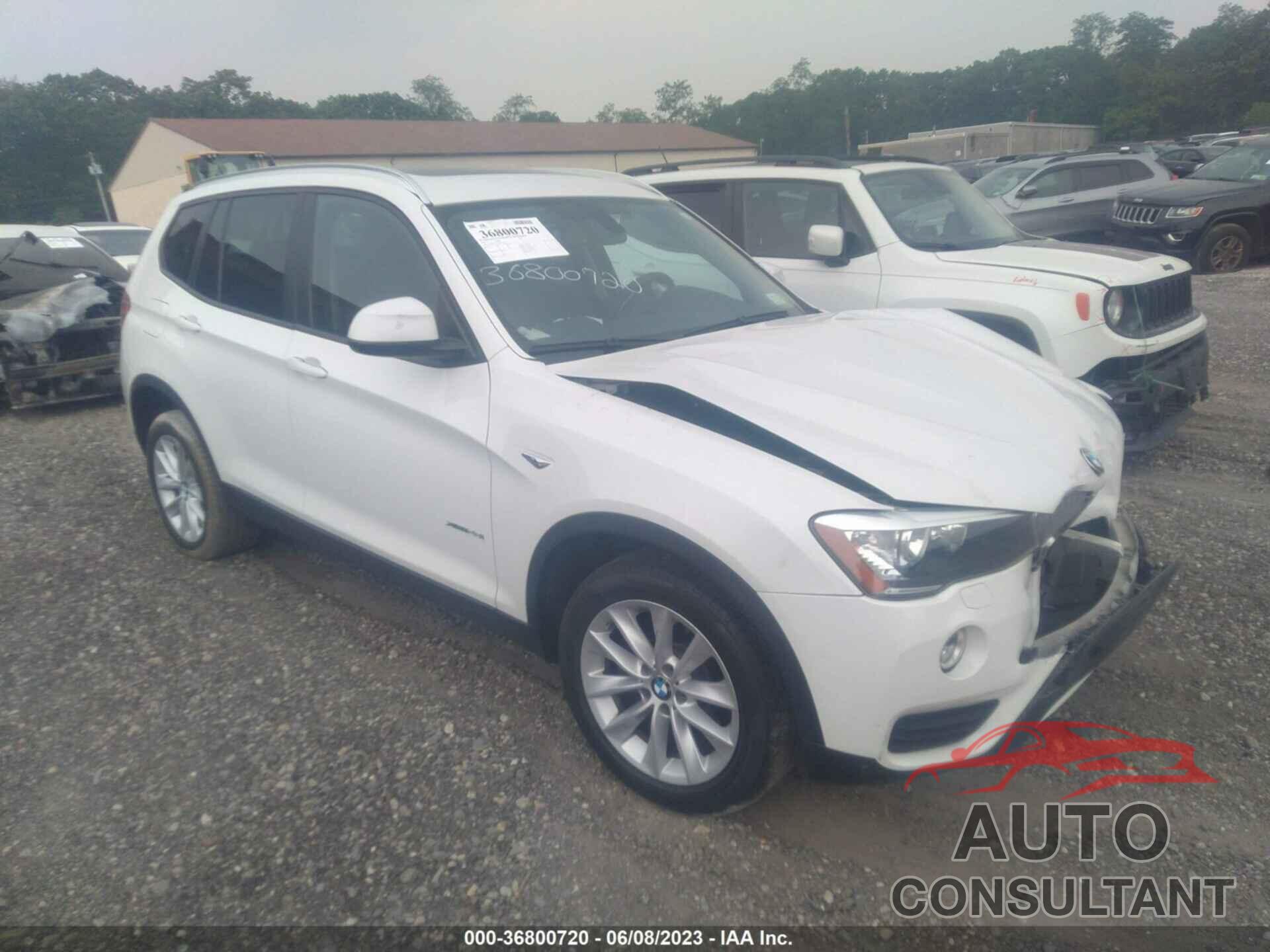 BMW X3 2017 - 5UXWX9C51H0T09763