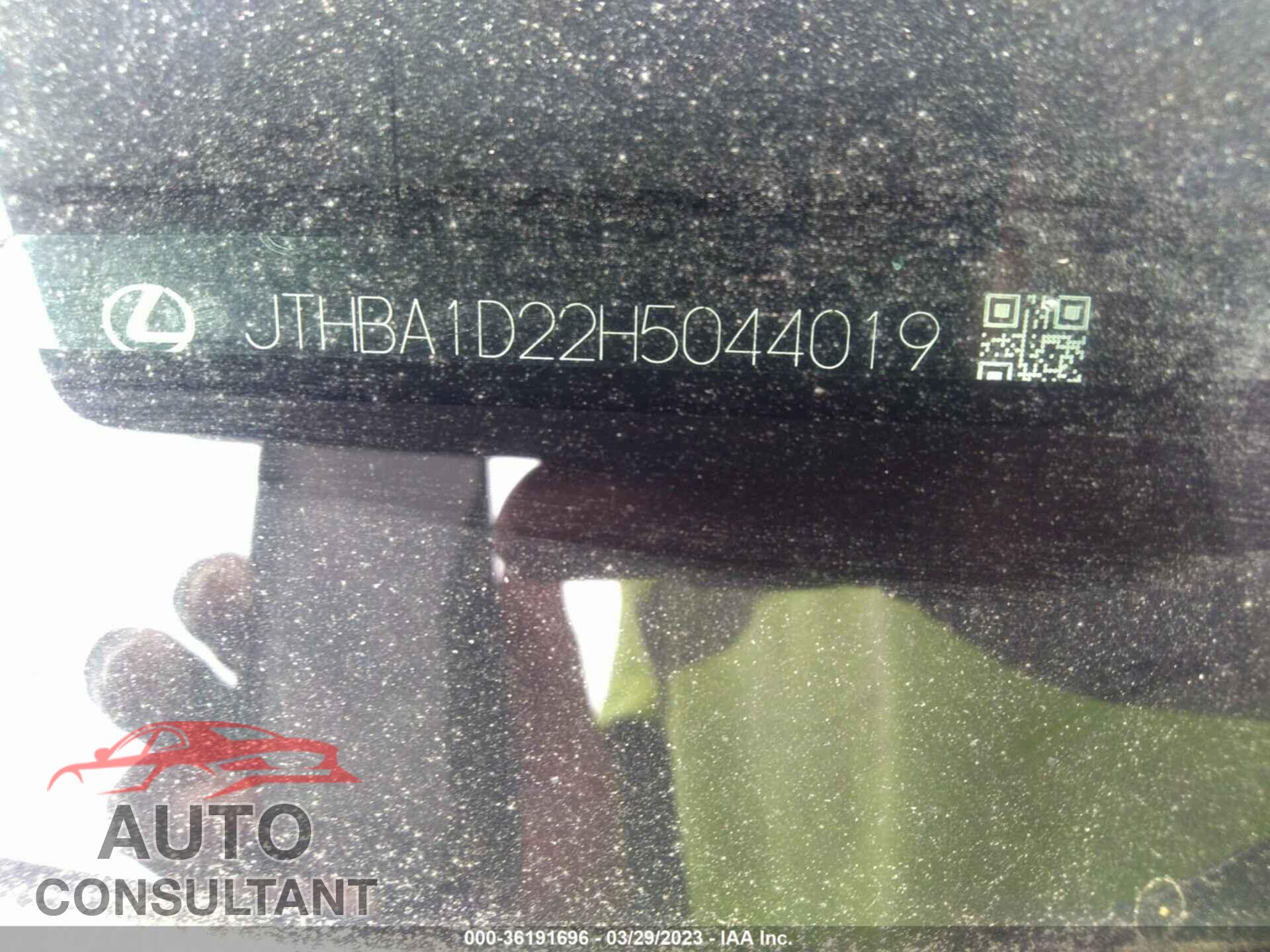 LEXUS IS 2017 - JTHBA1D22H5044019