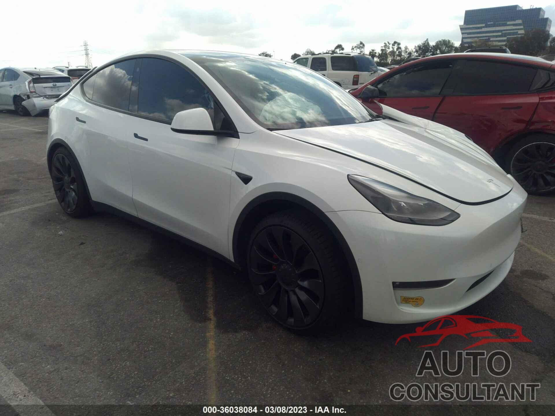 TESLA MODEL Y 2022 - 7SAYGDEF4NF314751