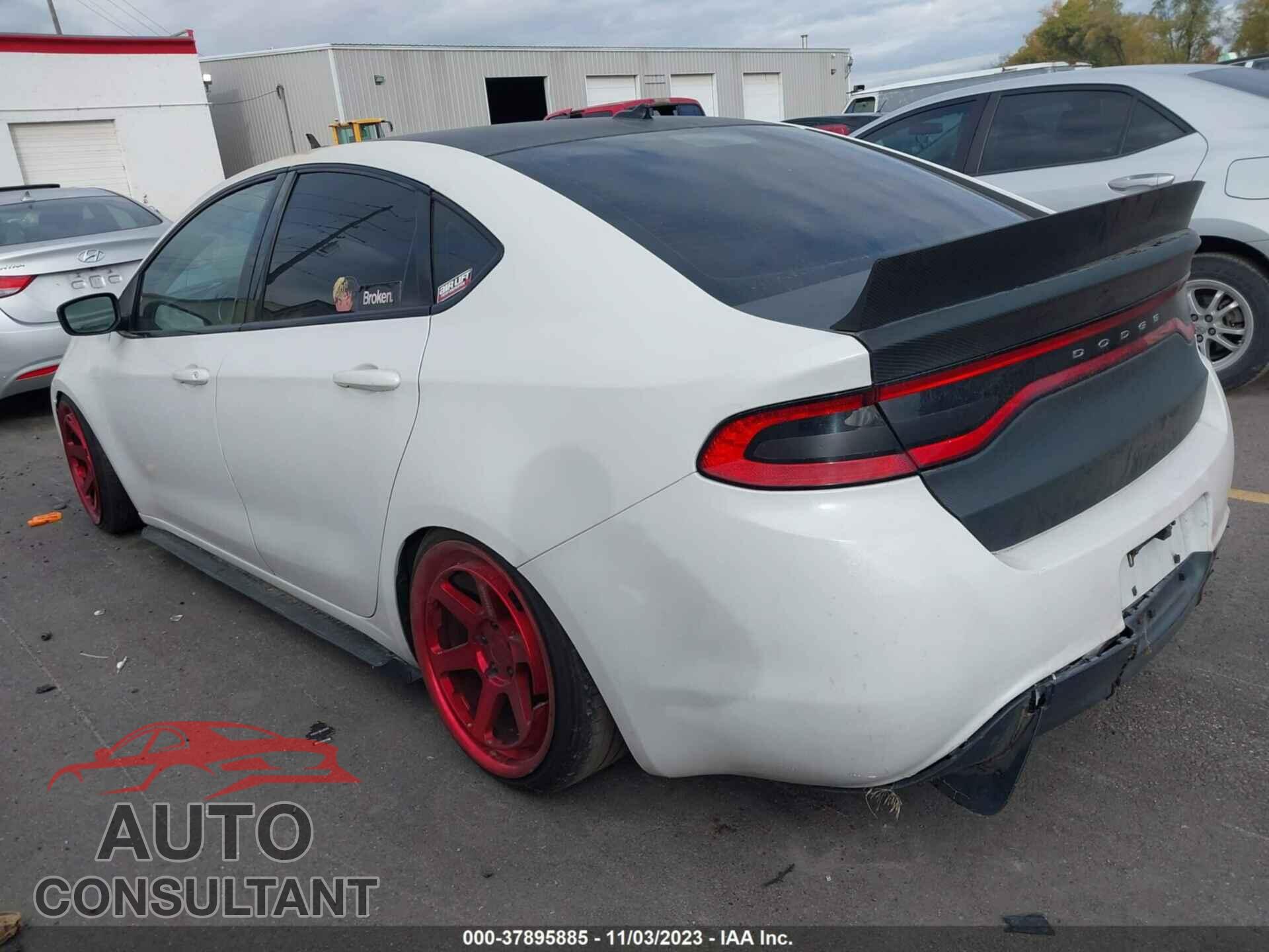 DODGE DART 2015 - 1C3CDFBH3FD199512