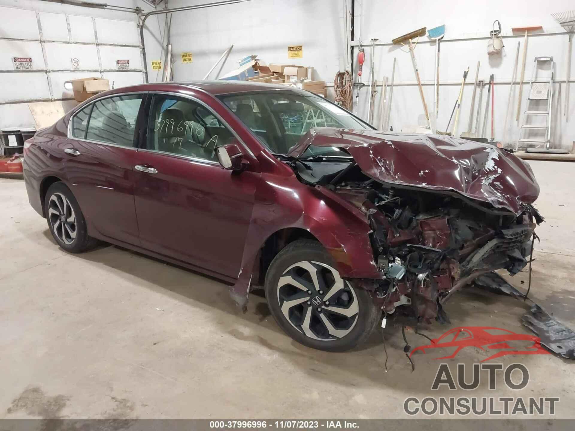HONDA ACCORD 2017 - 1HGCR3F80HA044055