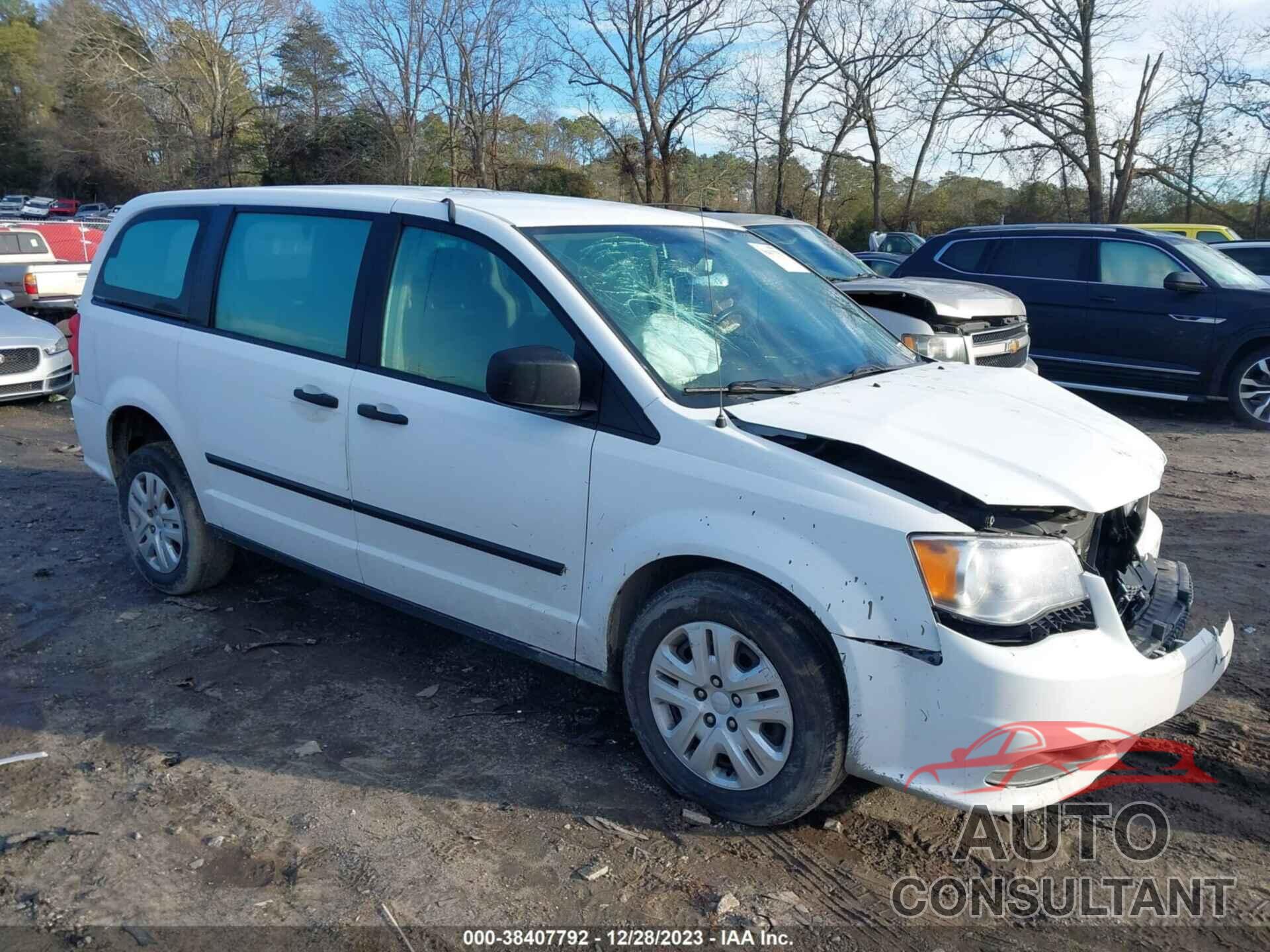 DODGE GRAND CARAVAN 2016 - 2C4RDGBG5GR348407