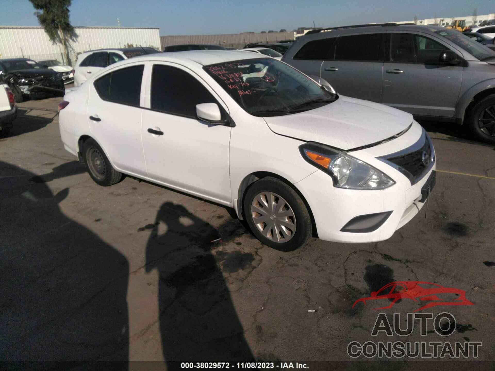 NISSAN VERSA 2016 - 3N1CN7AP8GL909817