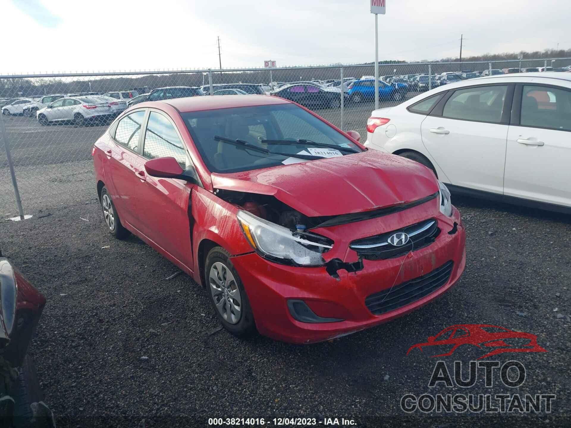 HYUNDAI ACCENT 2016 - KMHCT4AE2GU003552