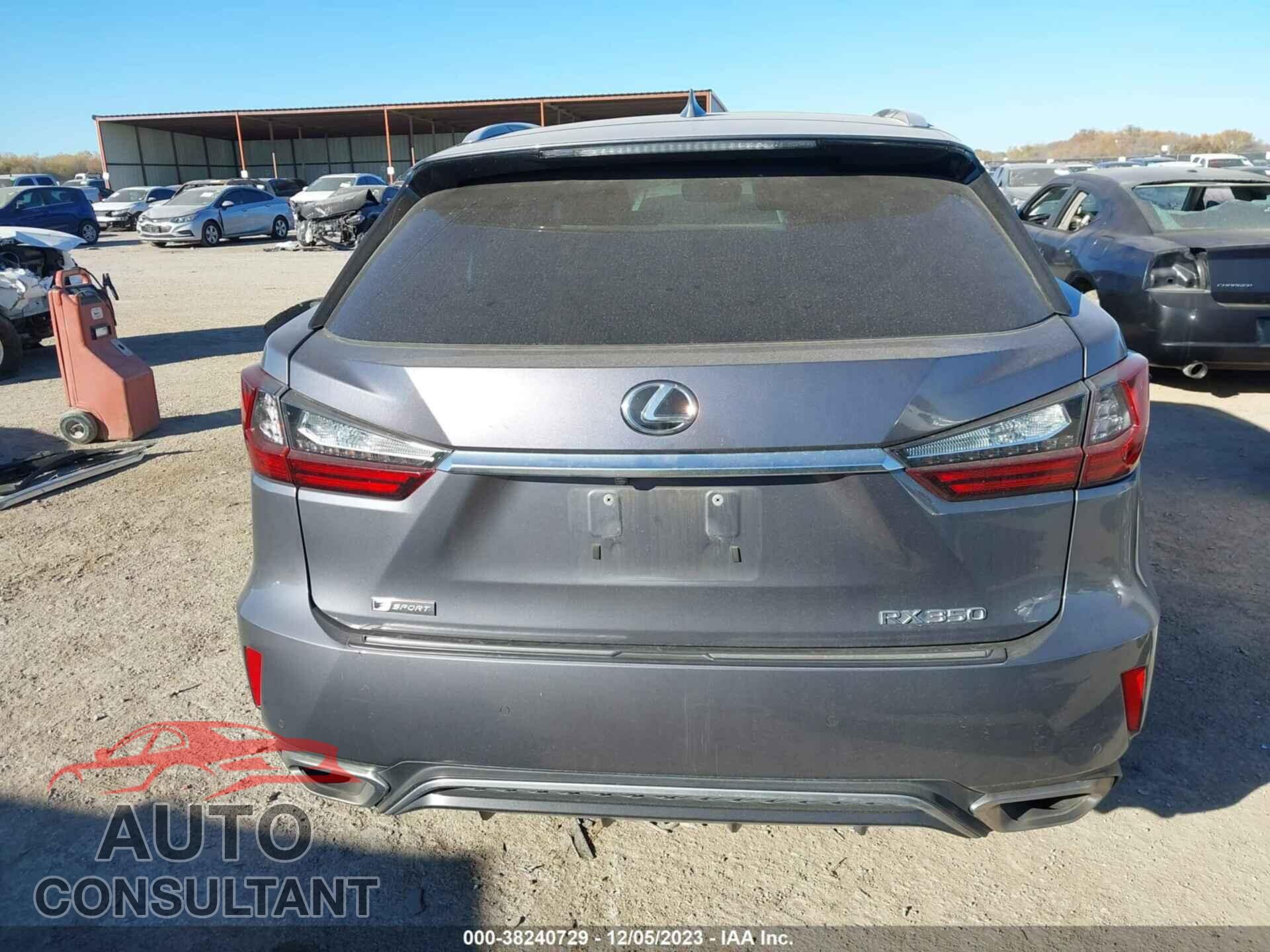 LEXUS RX 2016 - 2T2BZMCA3GC038005