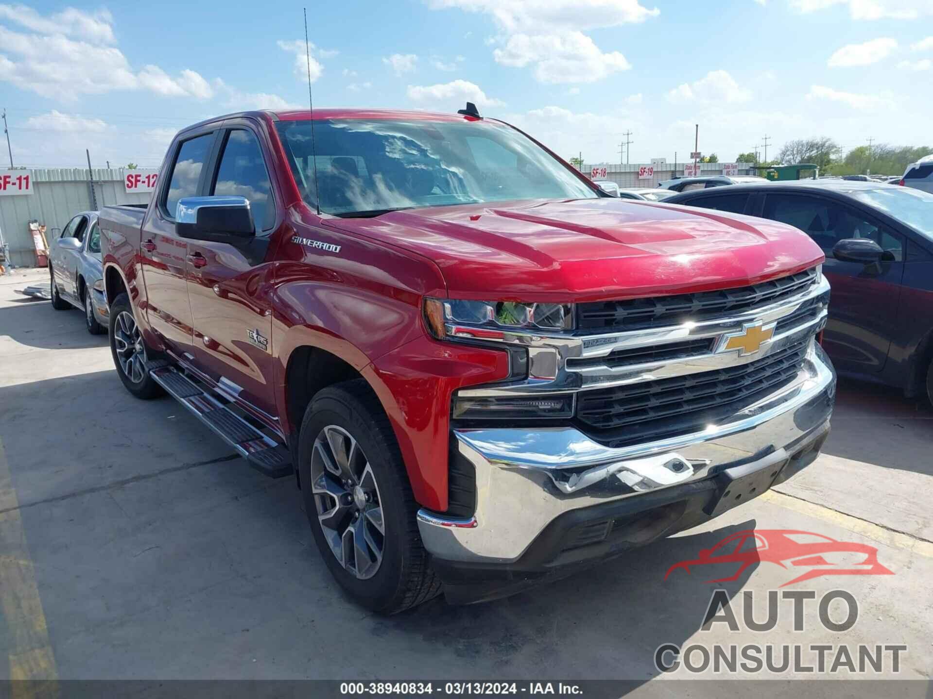 CHEVROLET SILVERADO 1500 2021 - 3GCPWCED8MG353419