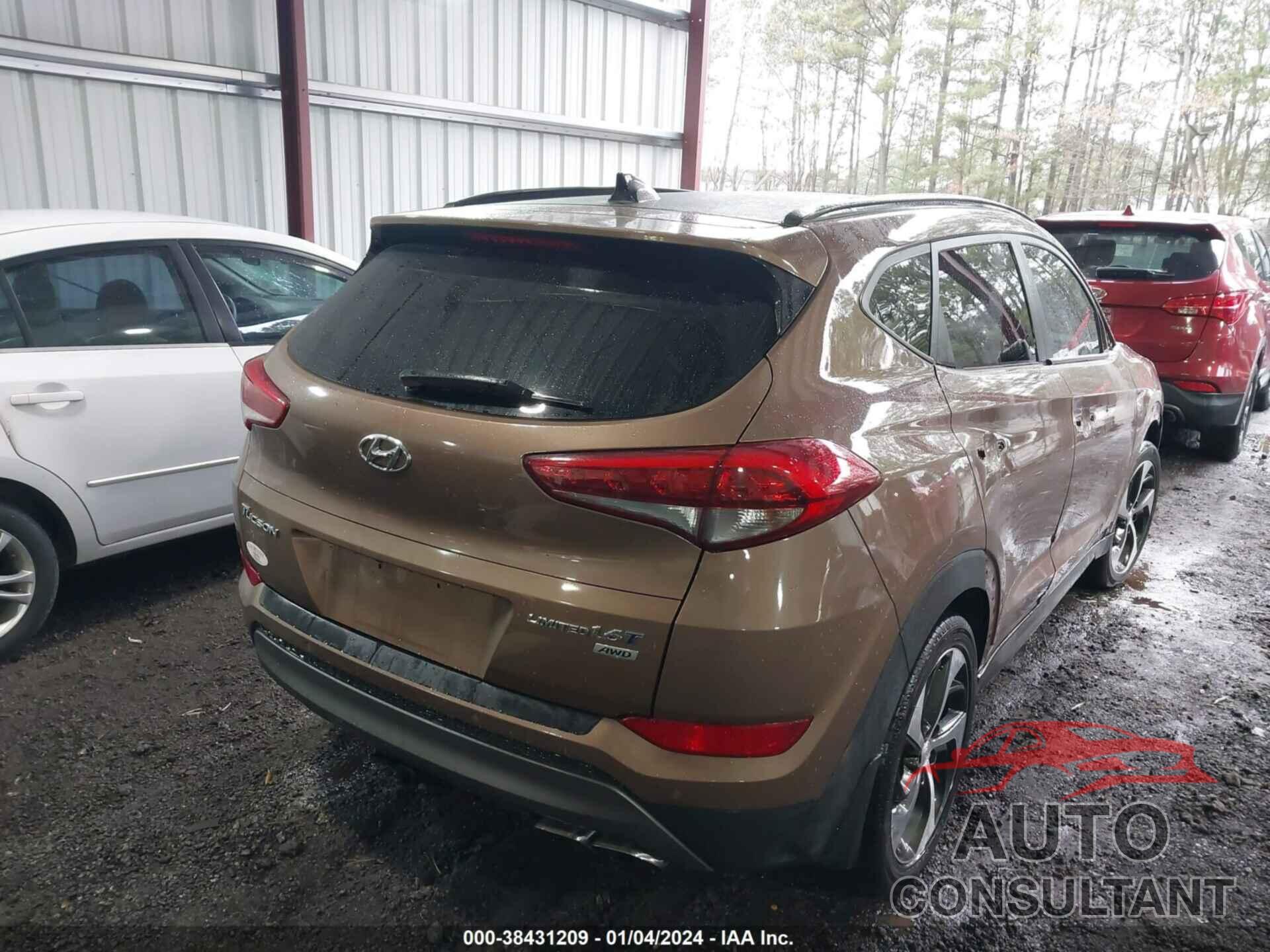 HYUNDAI TUCSON 2016 - KM8J3CA28GU083902