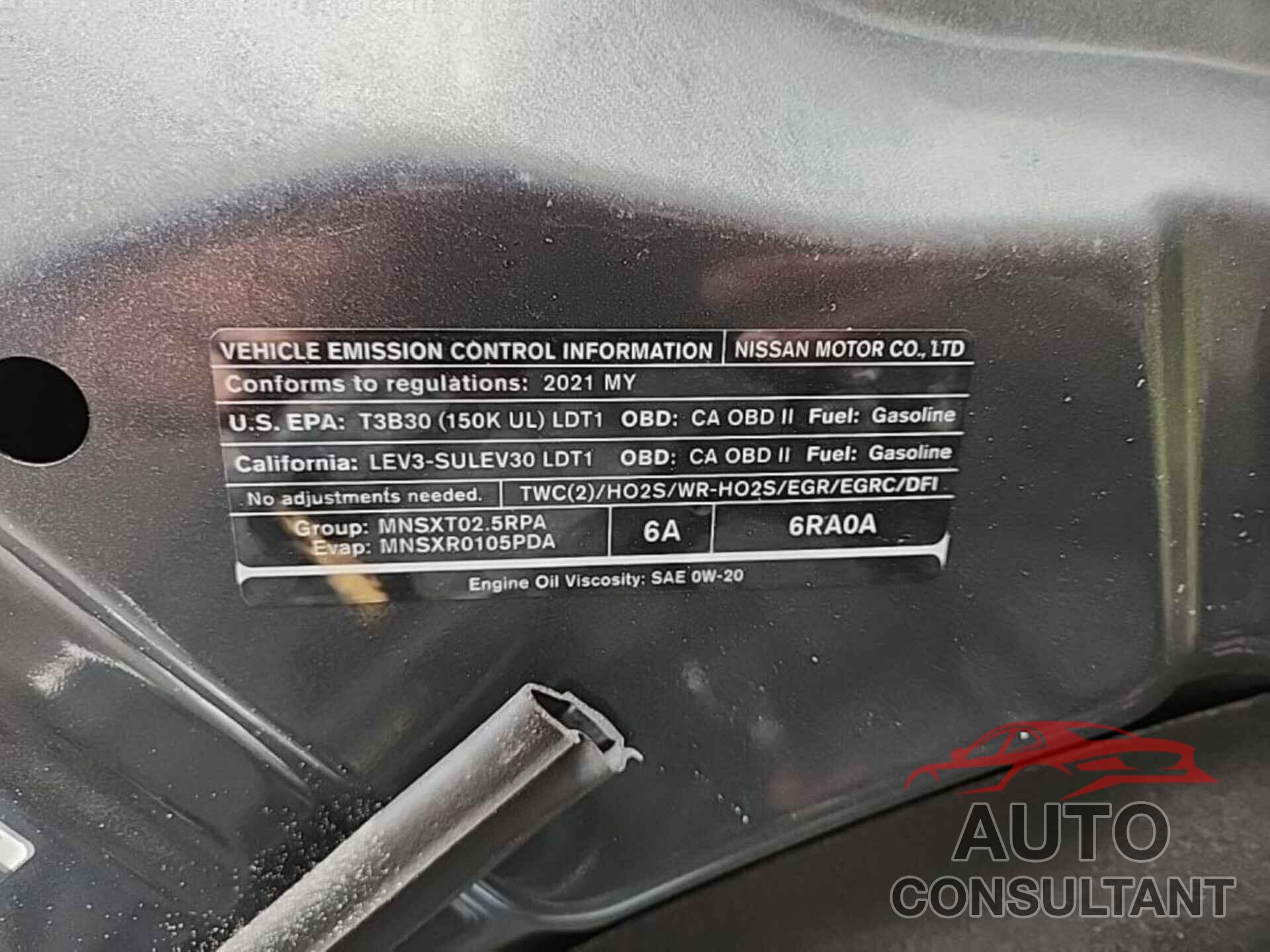 NISSAN ROGUE 2021 - 5N1AT3BA0MC738271