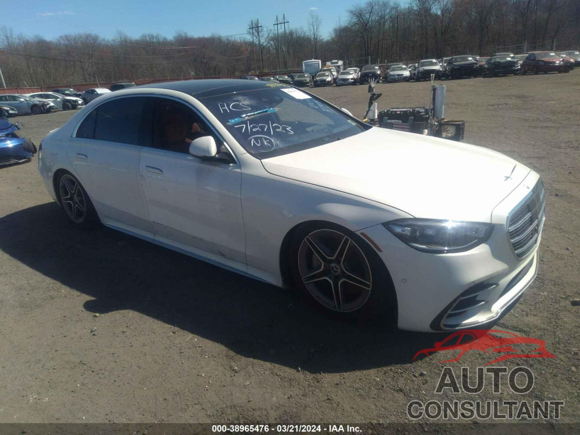 MERCEDES-BENZ S 580 2022 - W1K6G7GB2NA083704