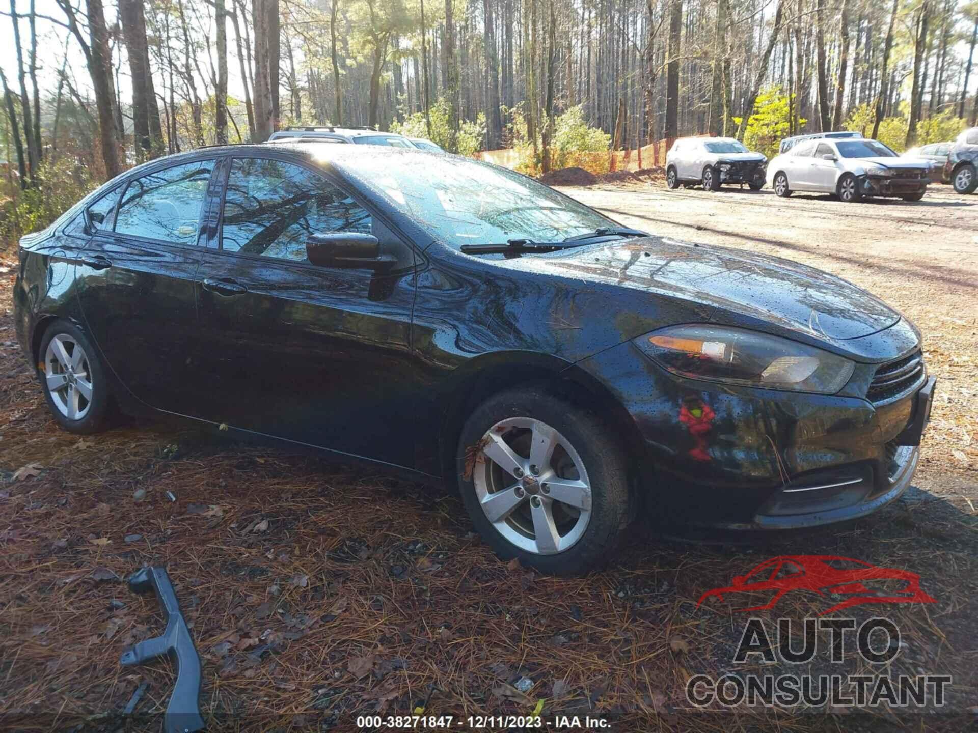 DODGE DART 2015 - 1C3CDFBB3FD407609