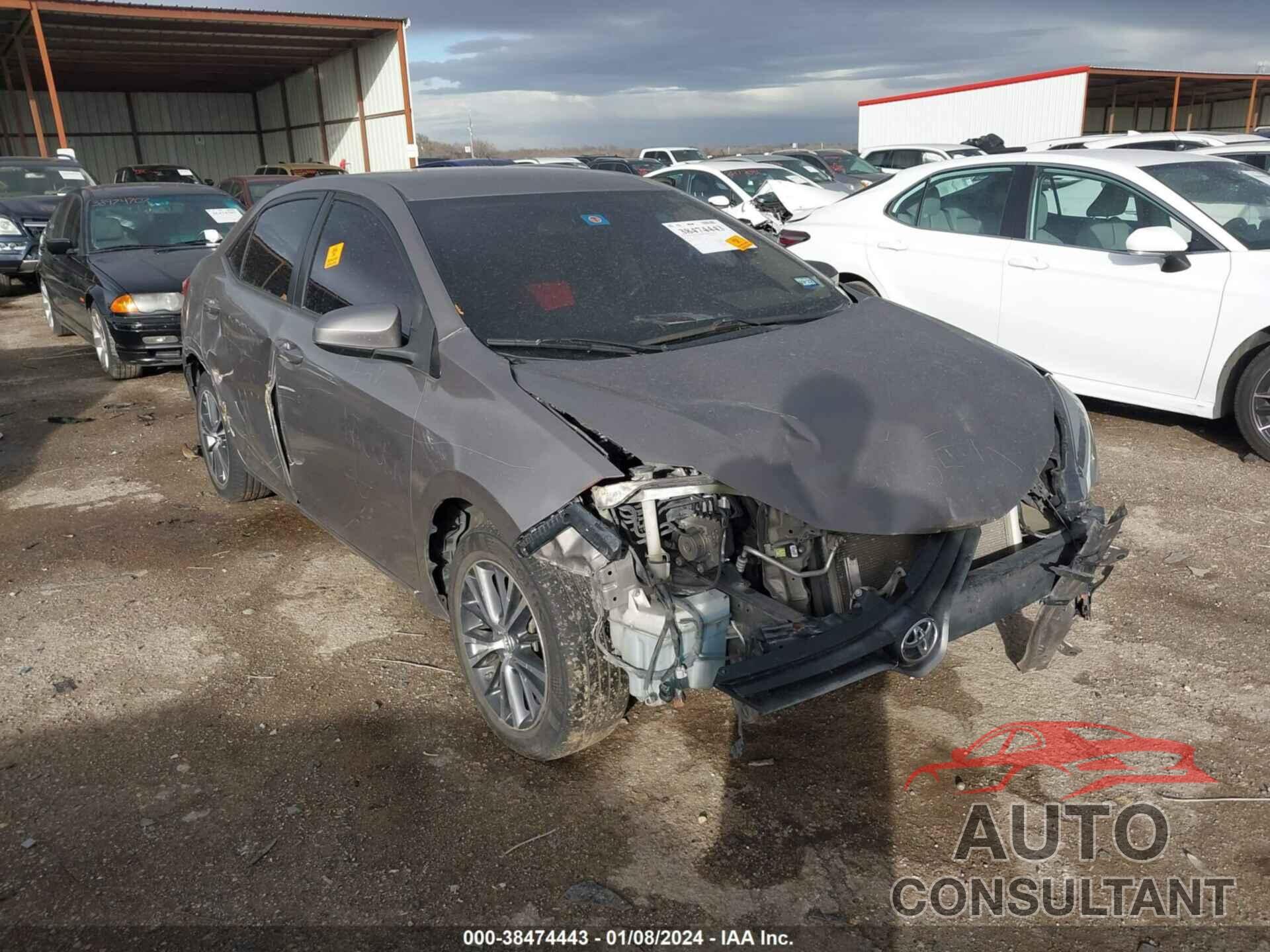 TOYOTA COROLLA 2016 - 5YFBURHEXGP372740