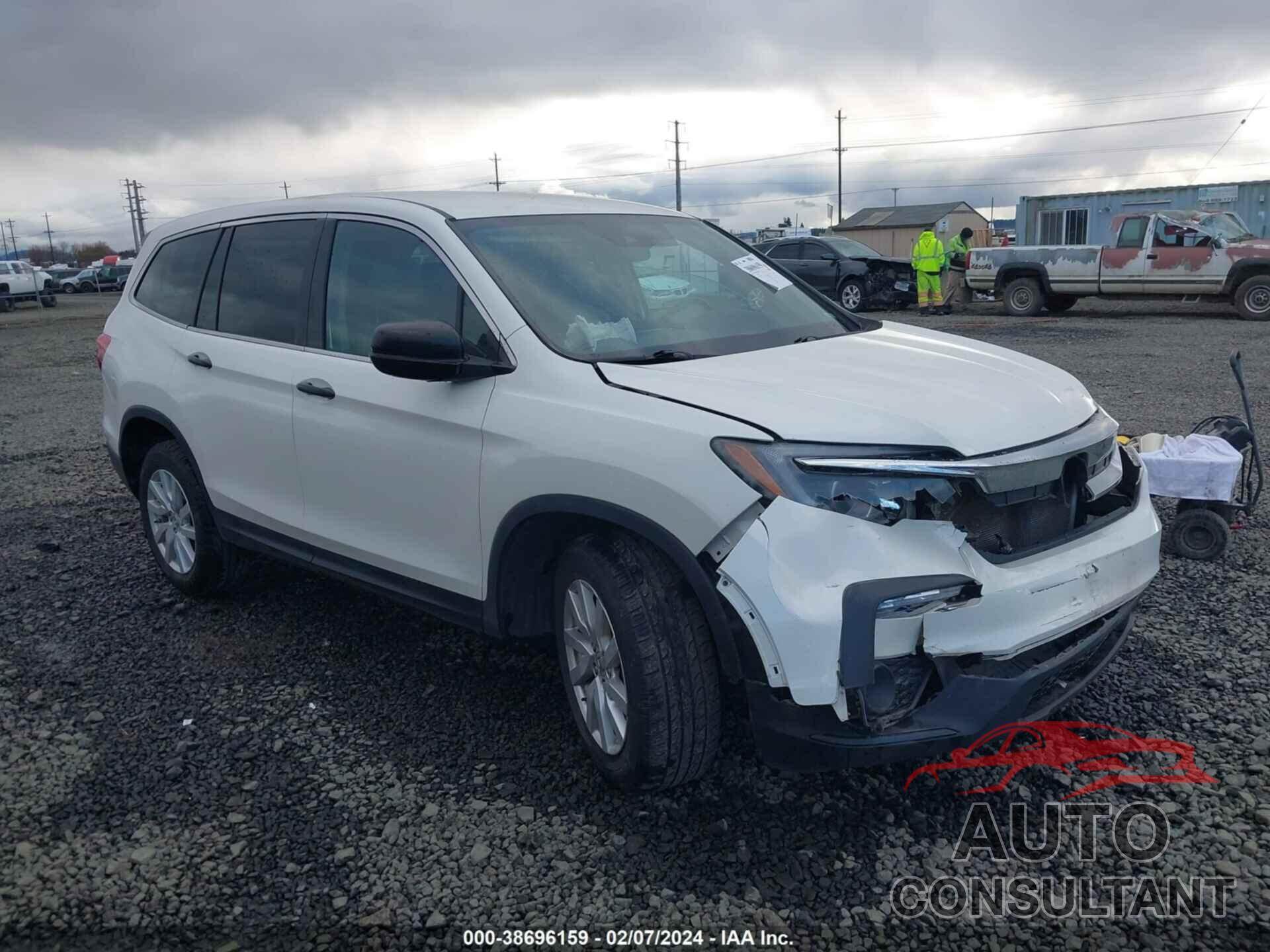 HONDA PILOT 2019 - 5FNYF6H16KB060466