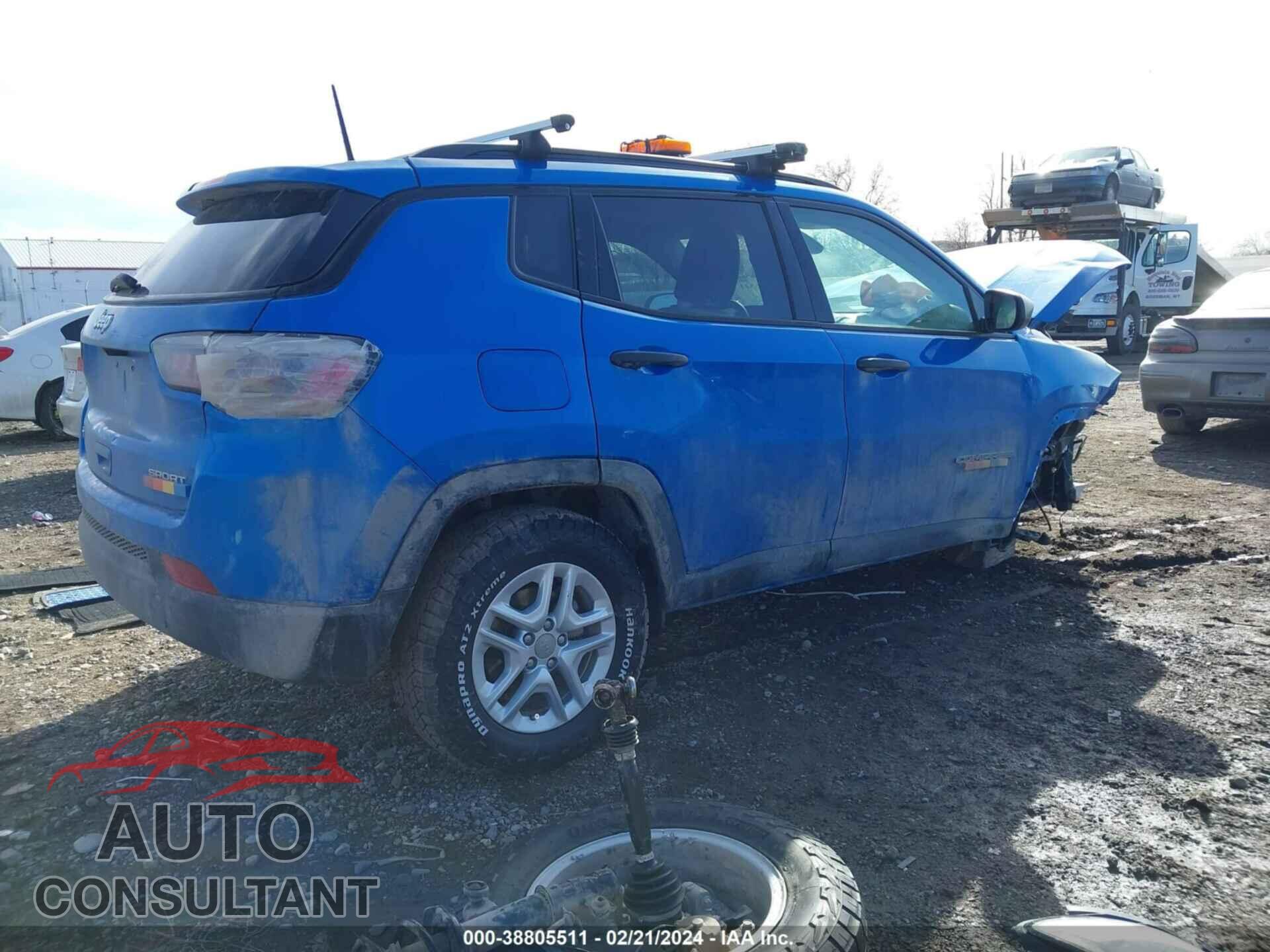 JEEP COMPASS 2017 - 3C4NJDAB5HT658017